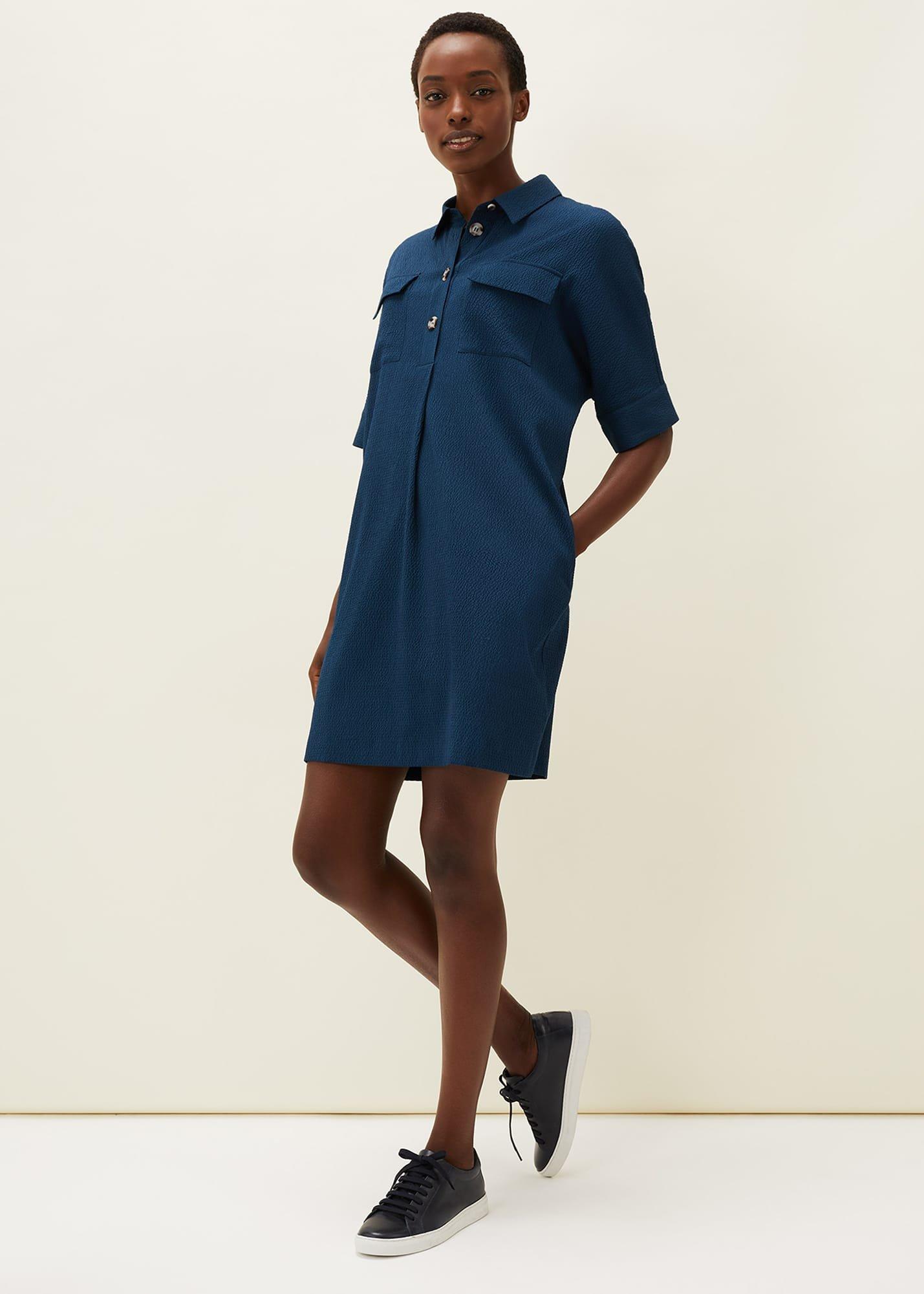 Faye Textured Tunic Dress