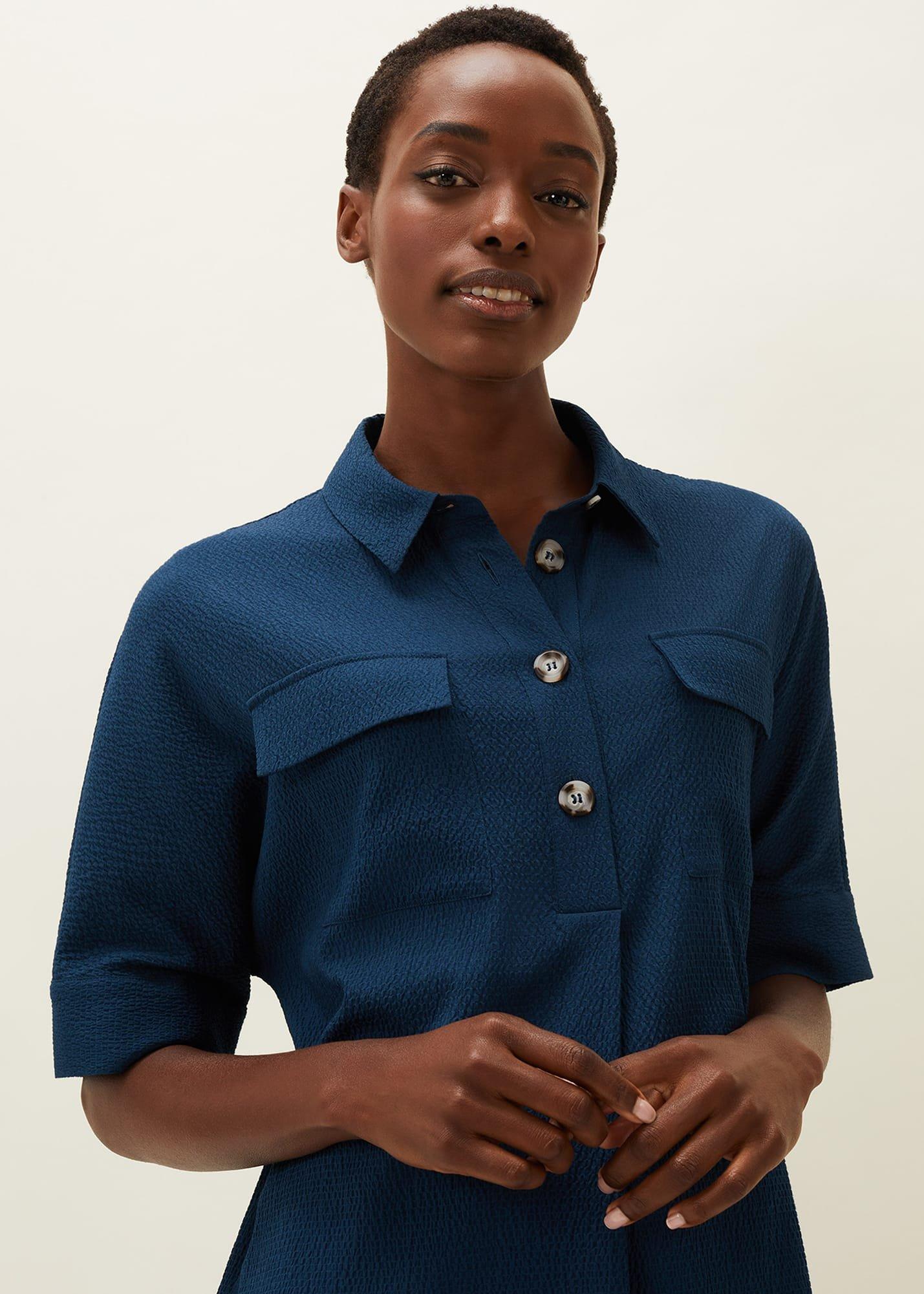 Faye Textured Tunic Dress