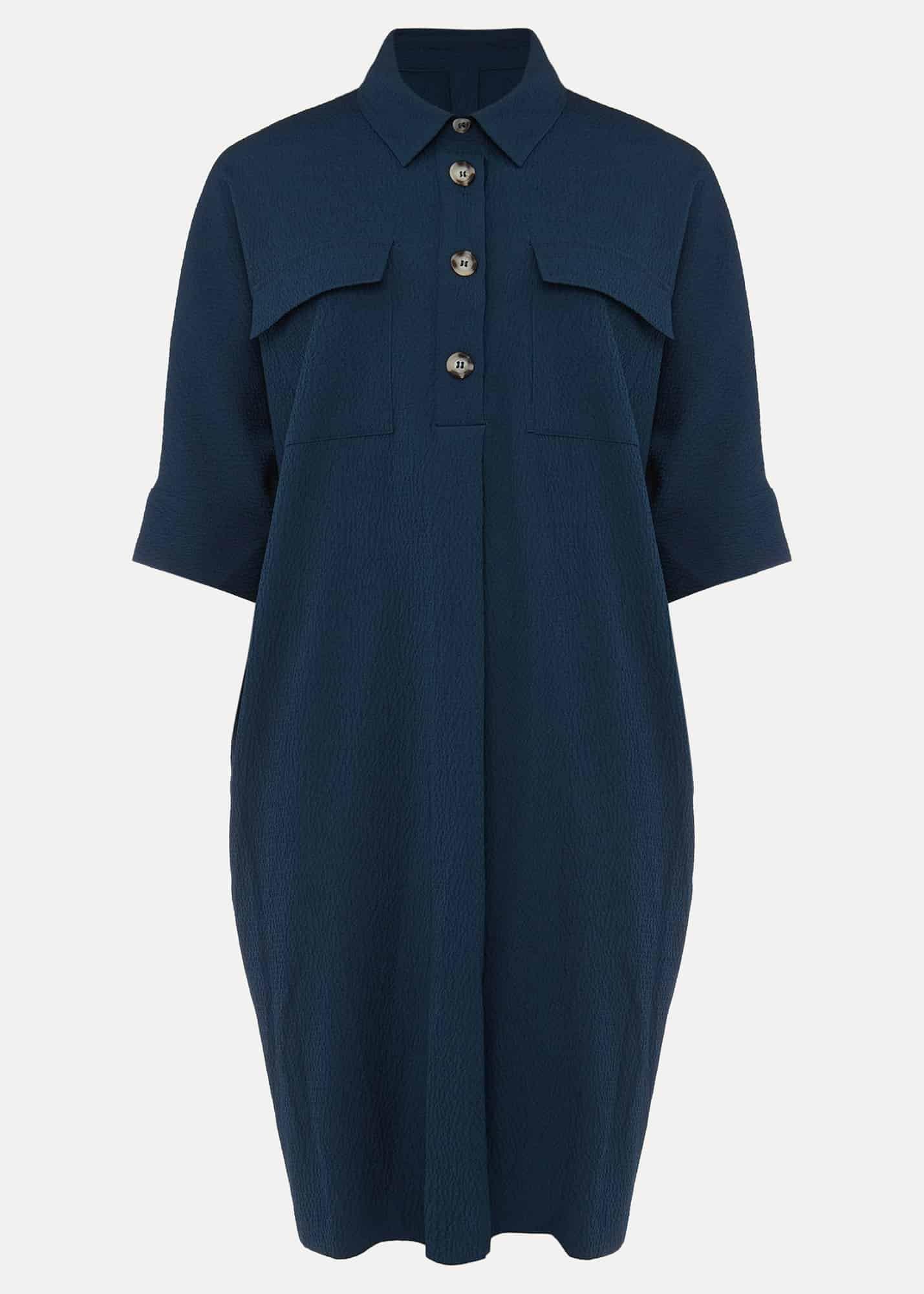 Faye Textured Tunic Dress