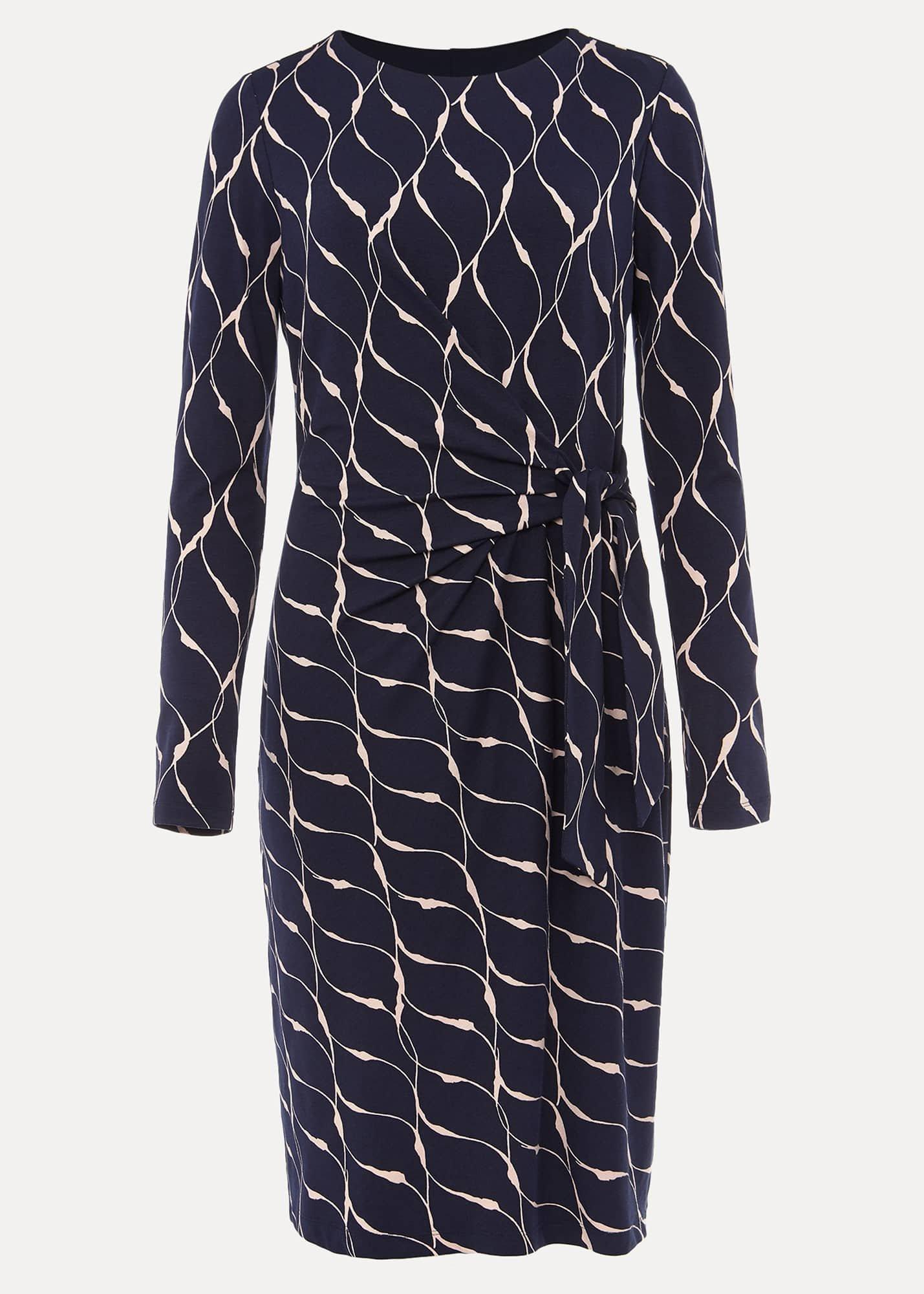 Ally Abstract Print Dress