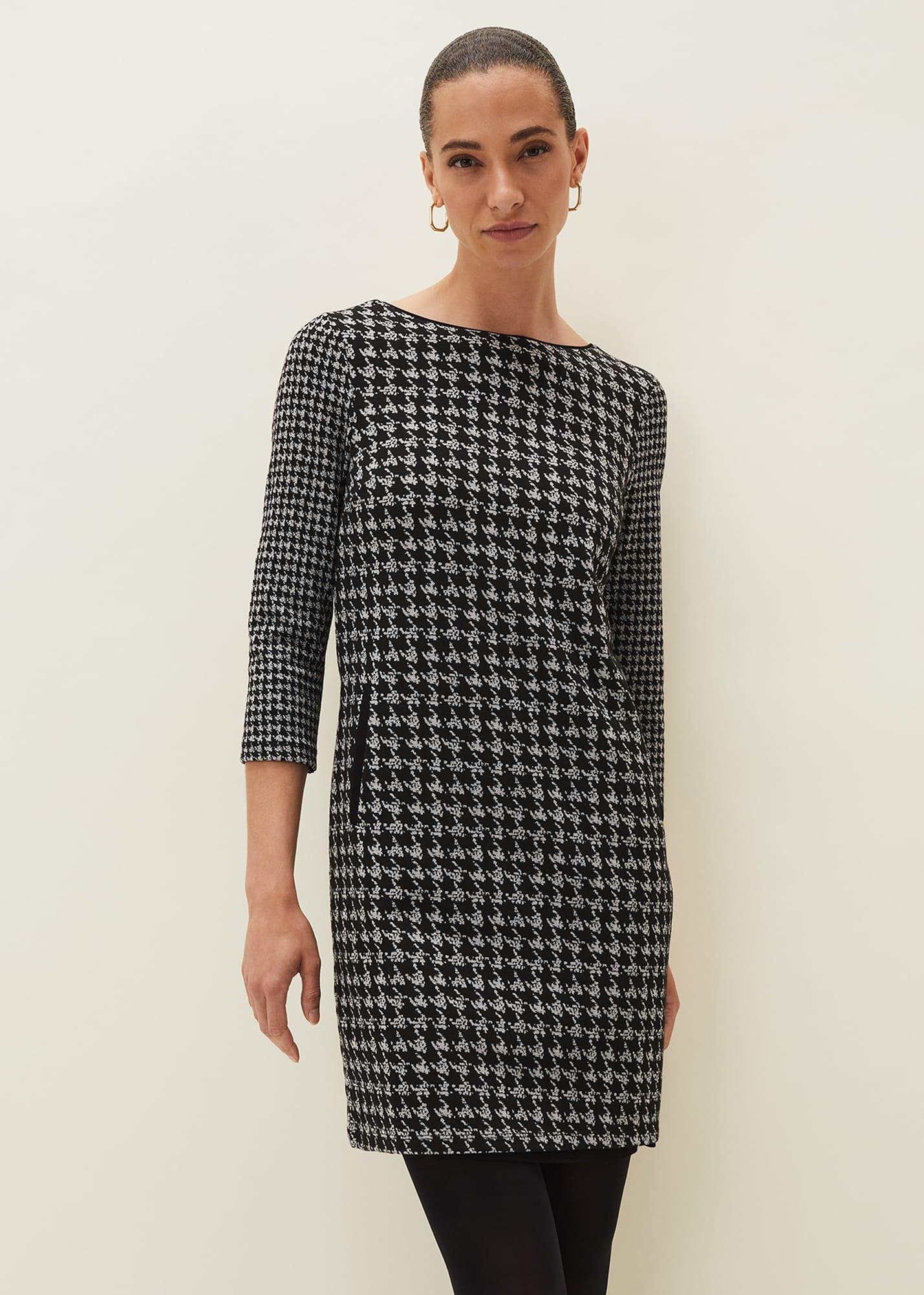 Lenia Check Shift Dress