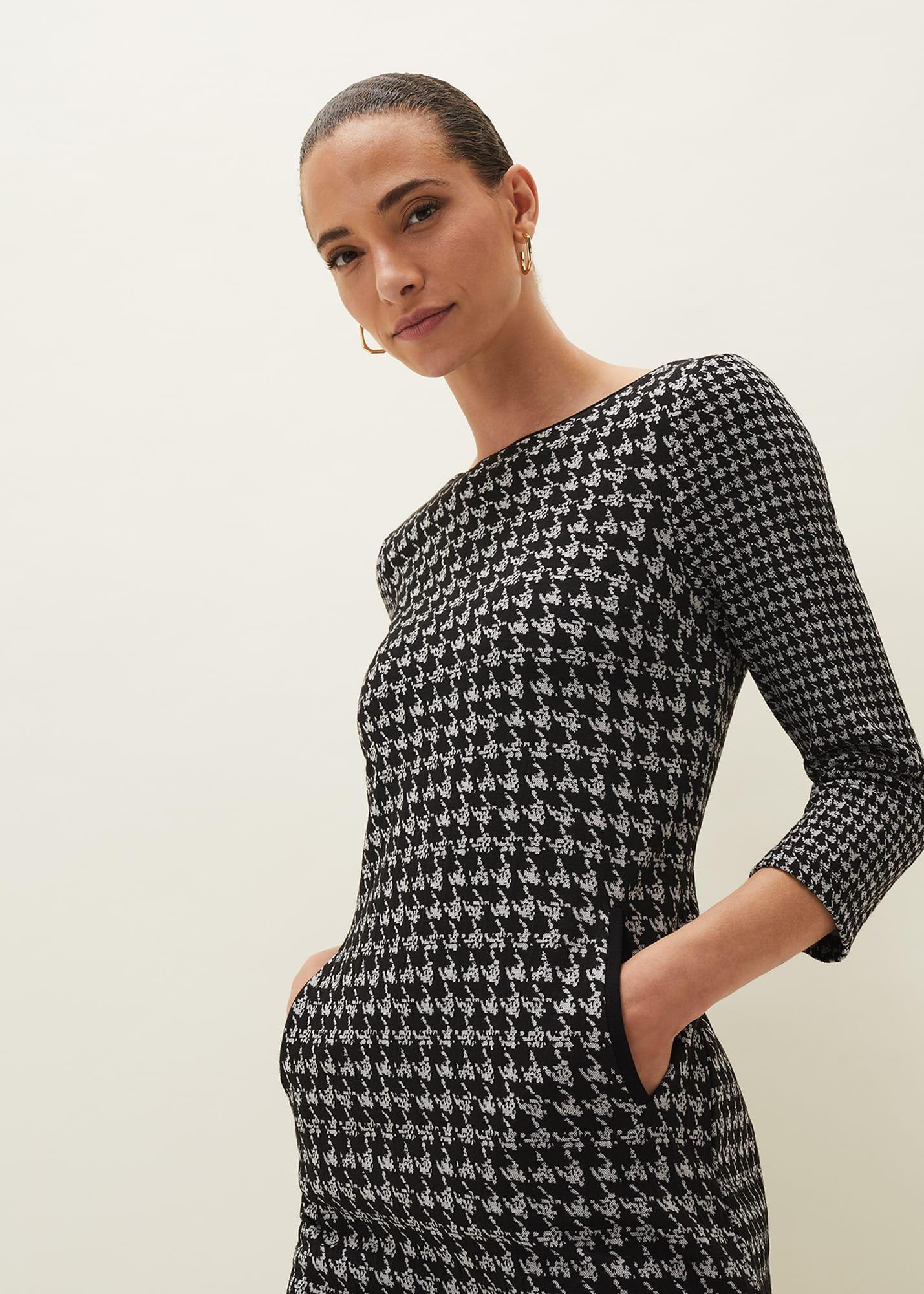 Lenia Check Shift Dress