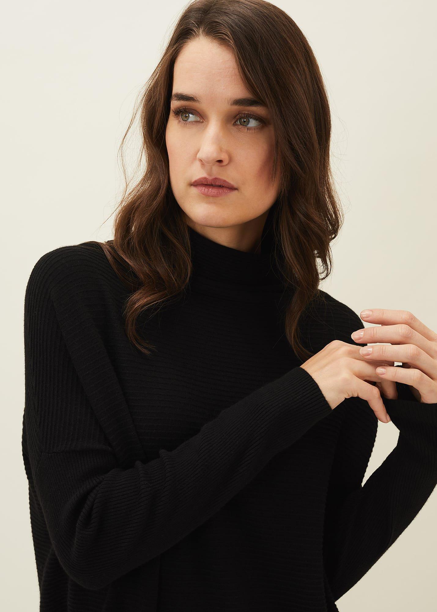 Jocelin Roll Neck Knit Dress