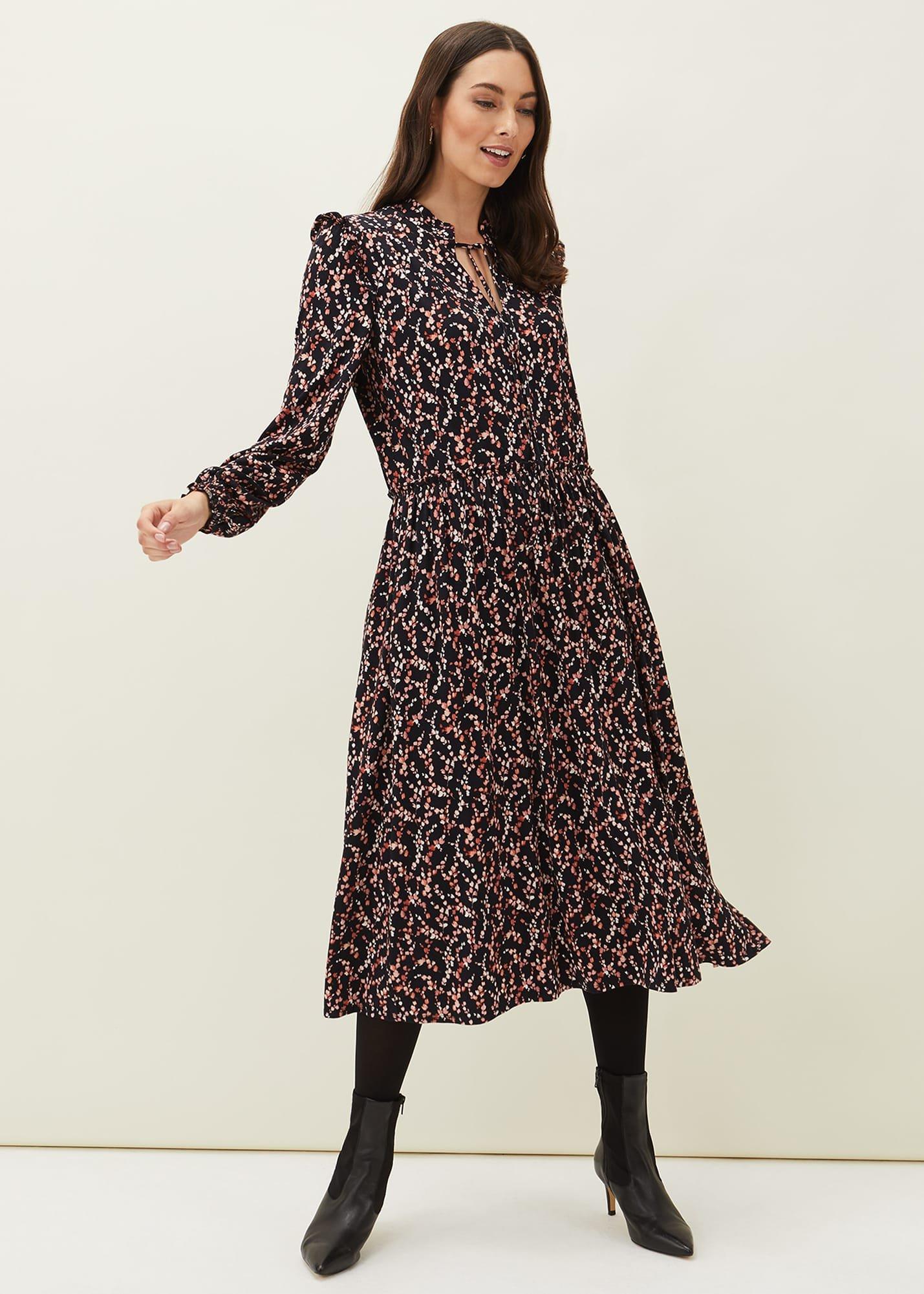 Shay Floral Midi Dress