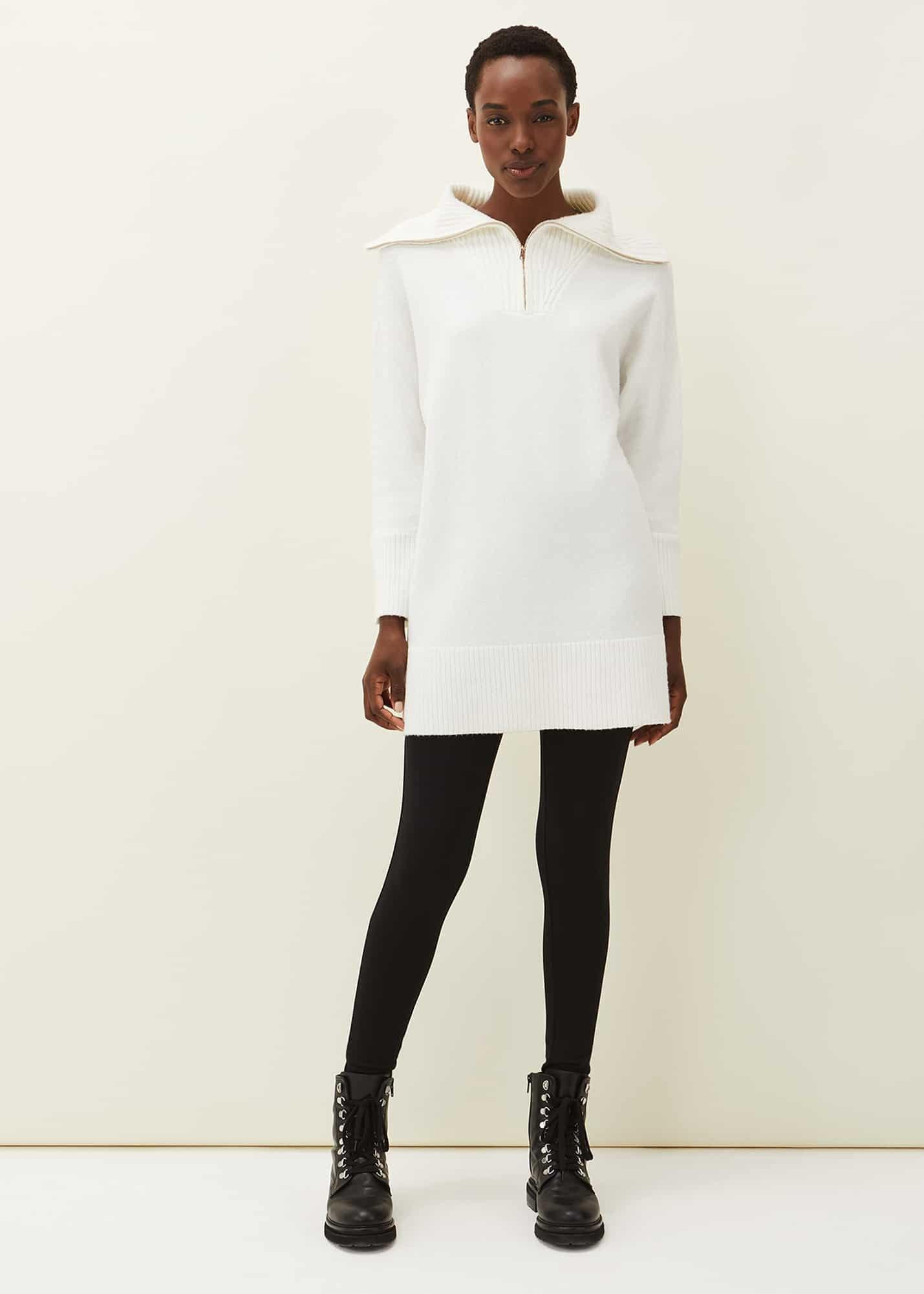 Isabella Zip Up Tunic Dress