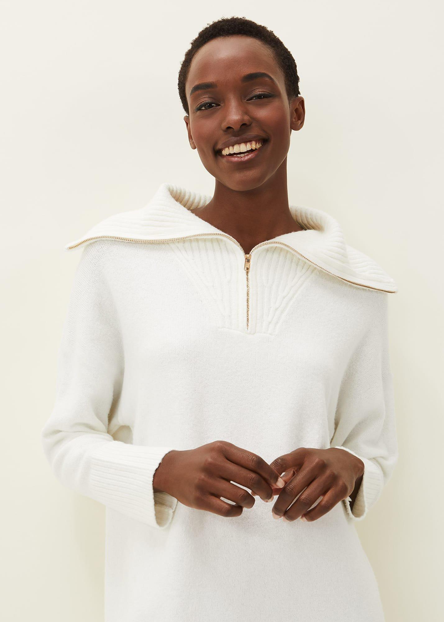 Isabella Zip Up Tunic Dress