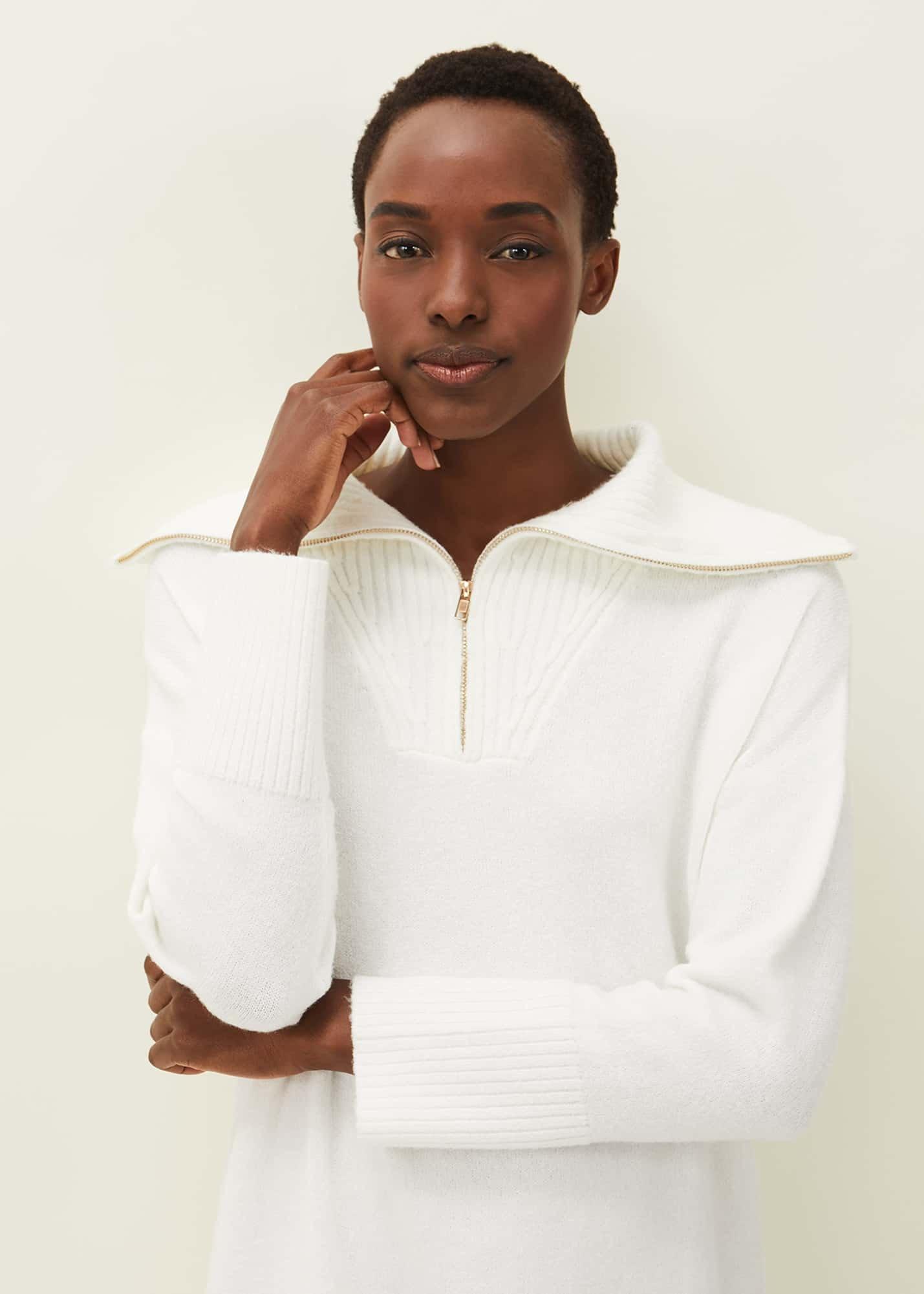 Isabella Zip Up Tunic Dress