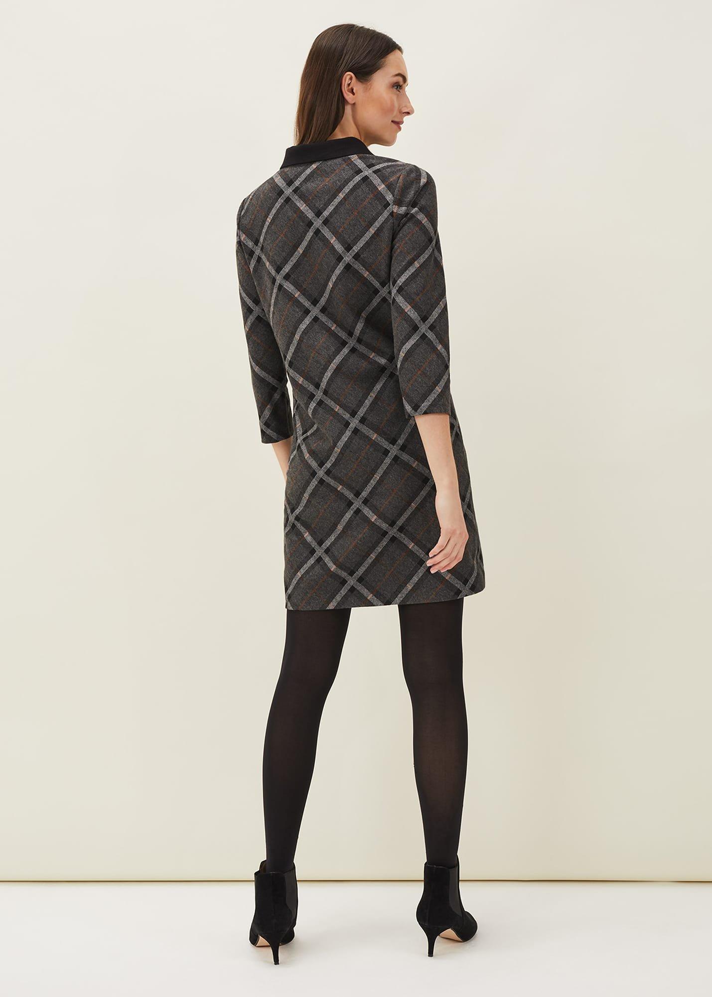 Rayia Check Tunic Dress