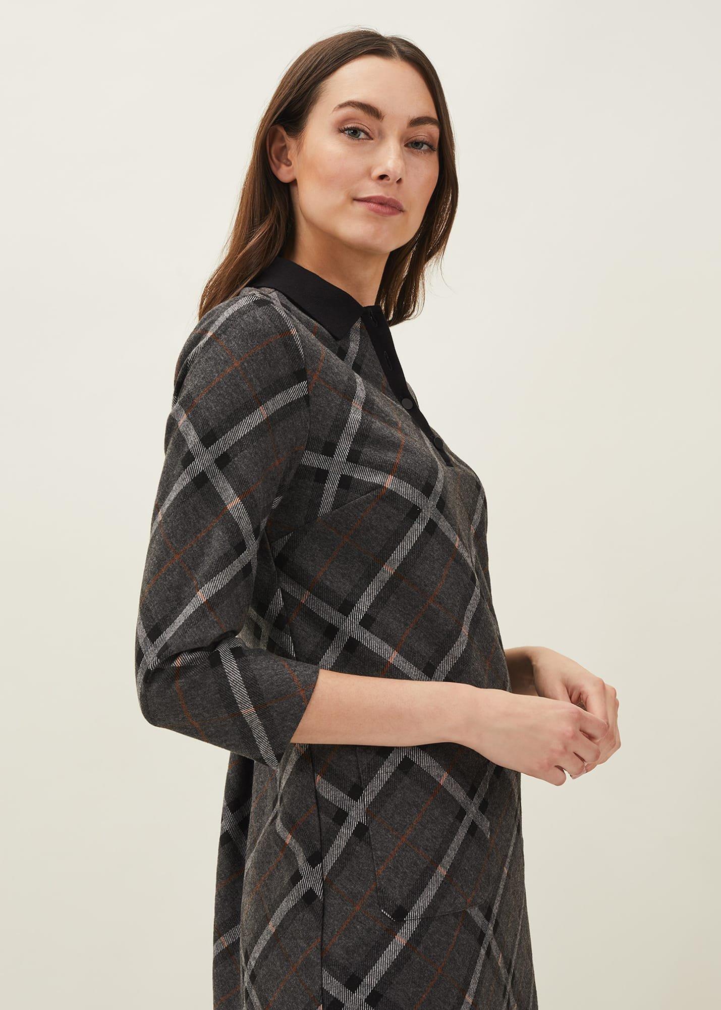 Rayia Check Tunic Dress