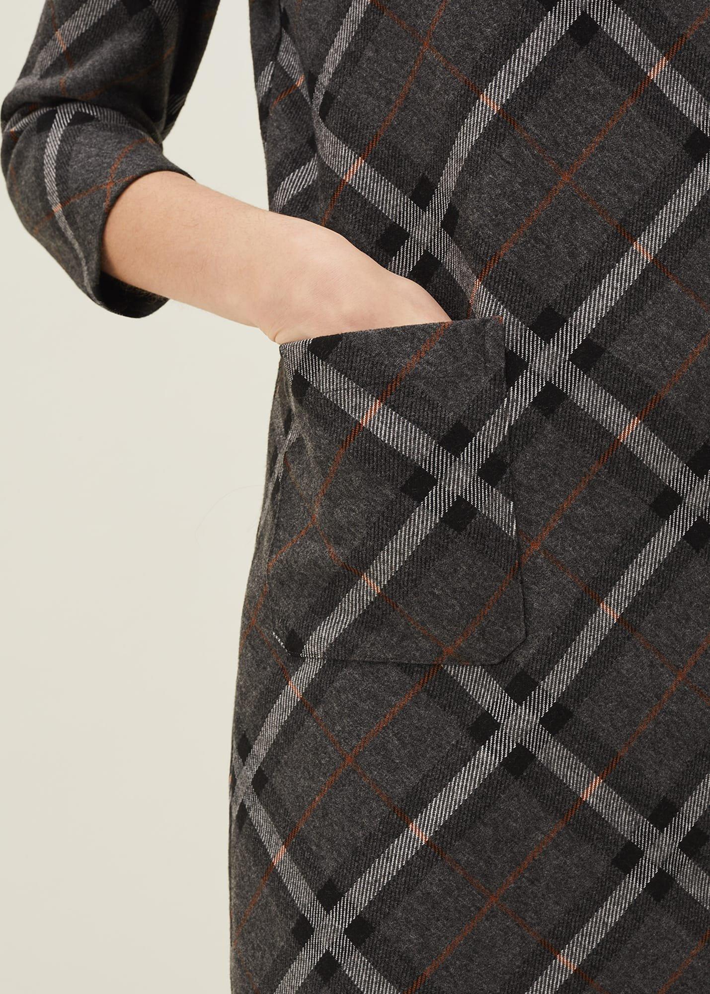 Rayia Check Tunic Dress
