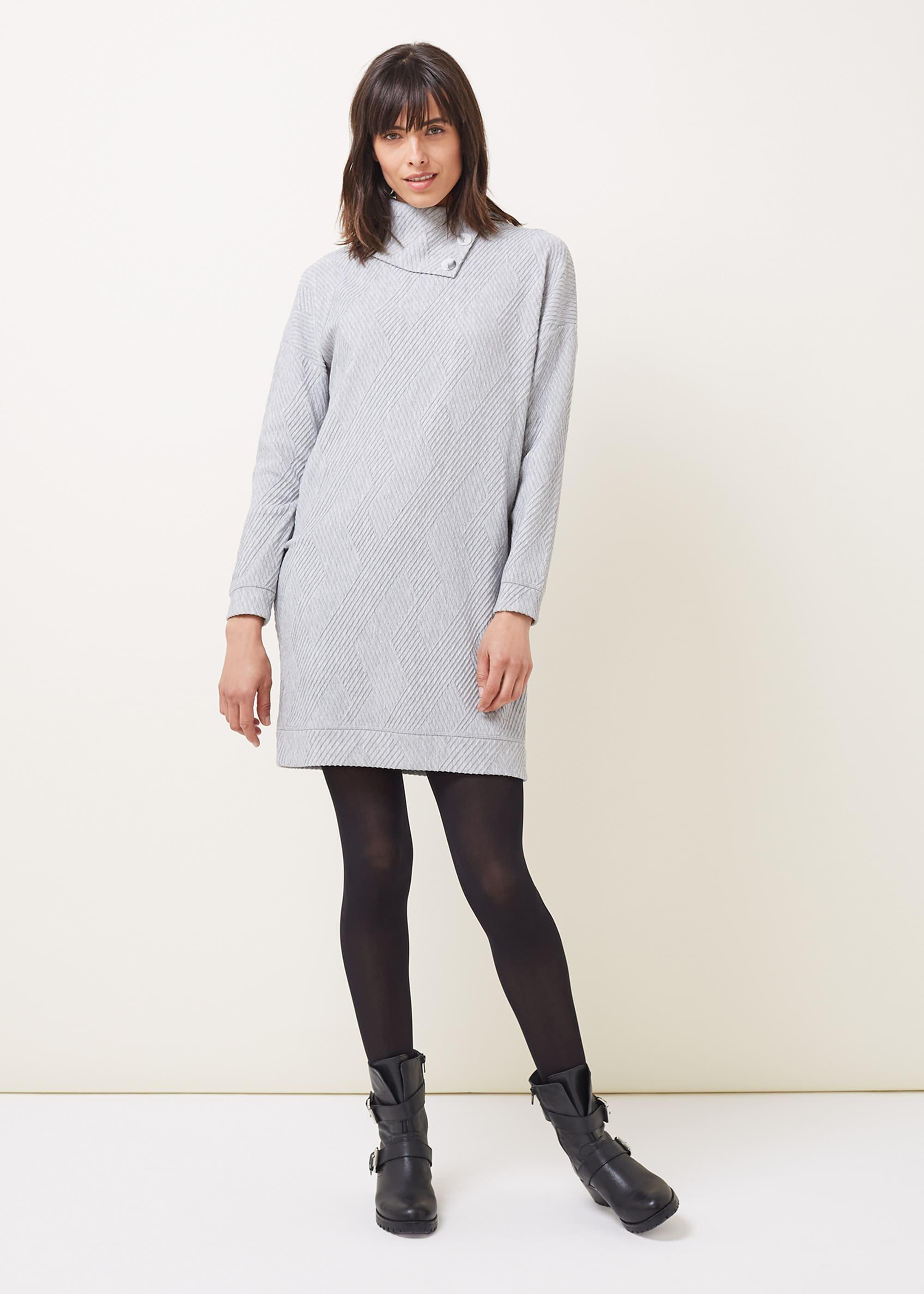 Minnia Textured Tunic Dress