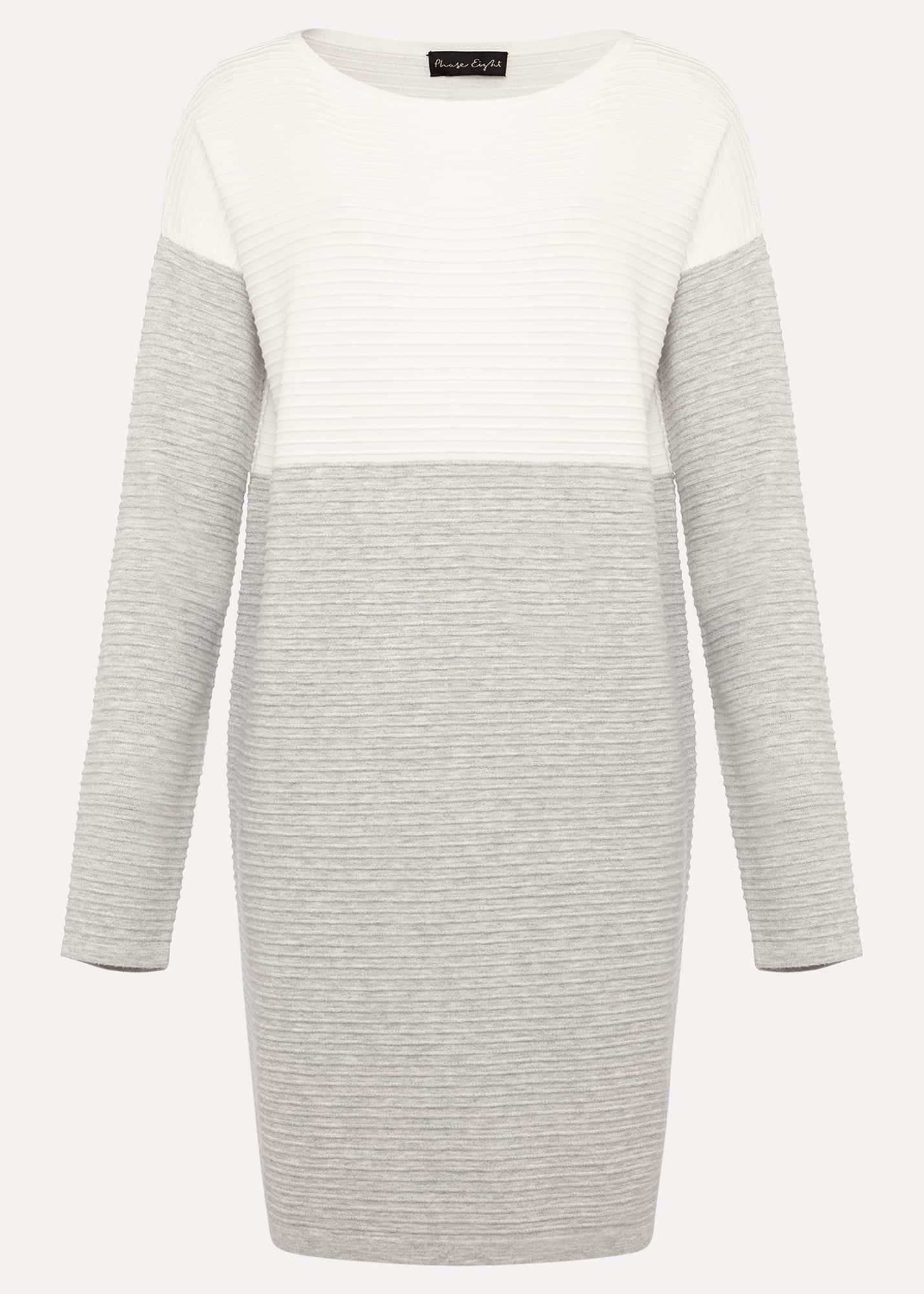 Maria Ribbed Colourblock Jumper Dress