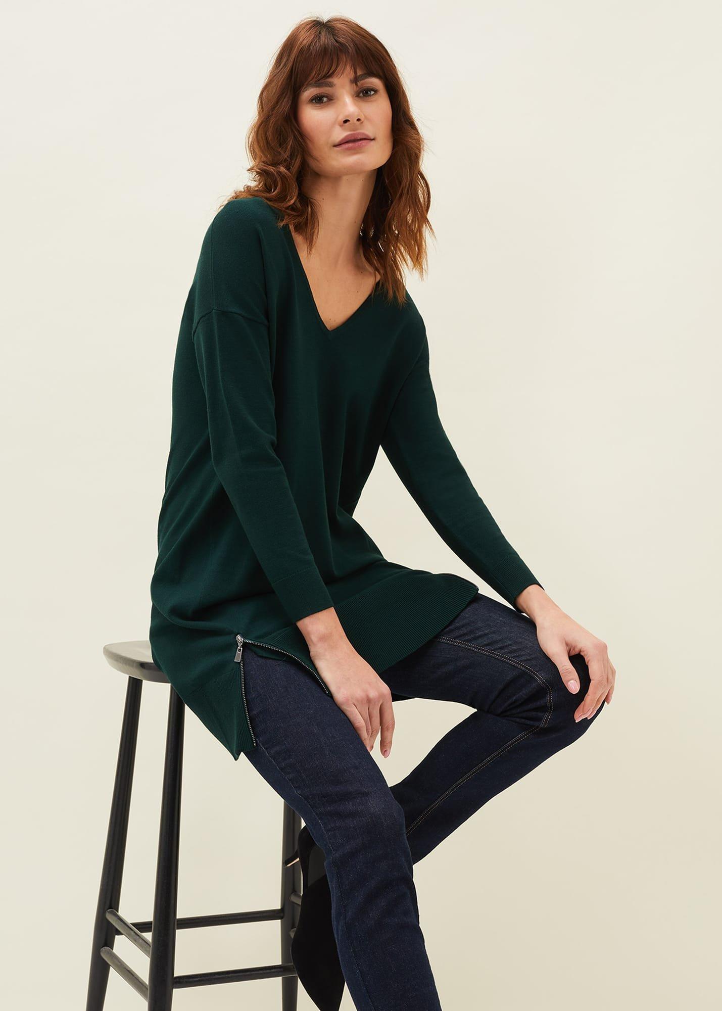 Skylar Knitted Tunic Dress