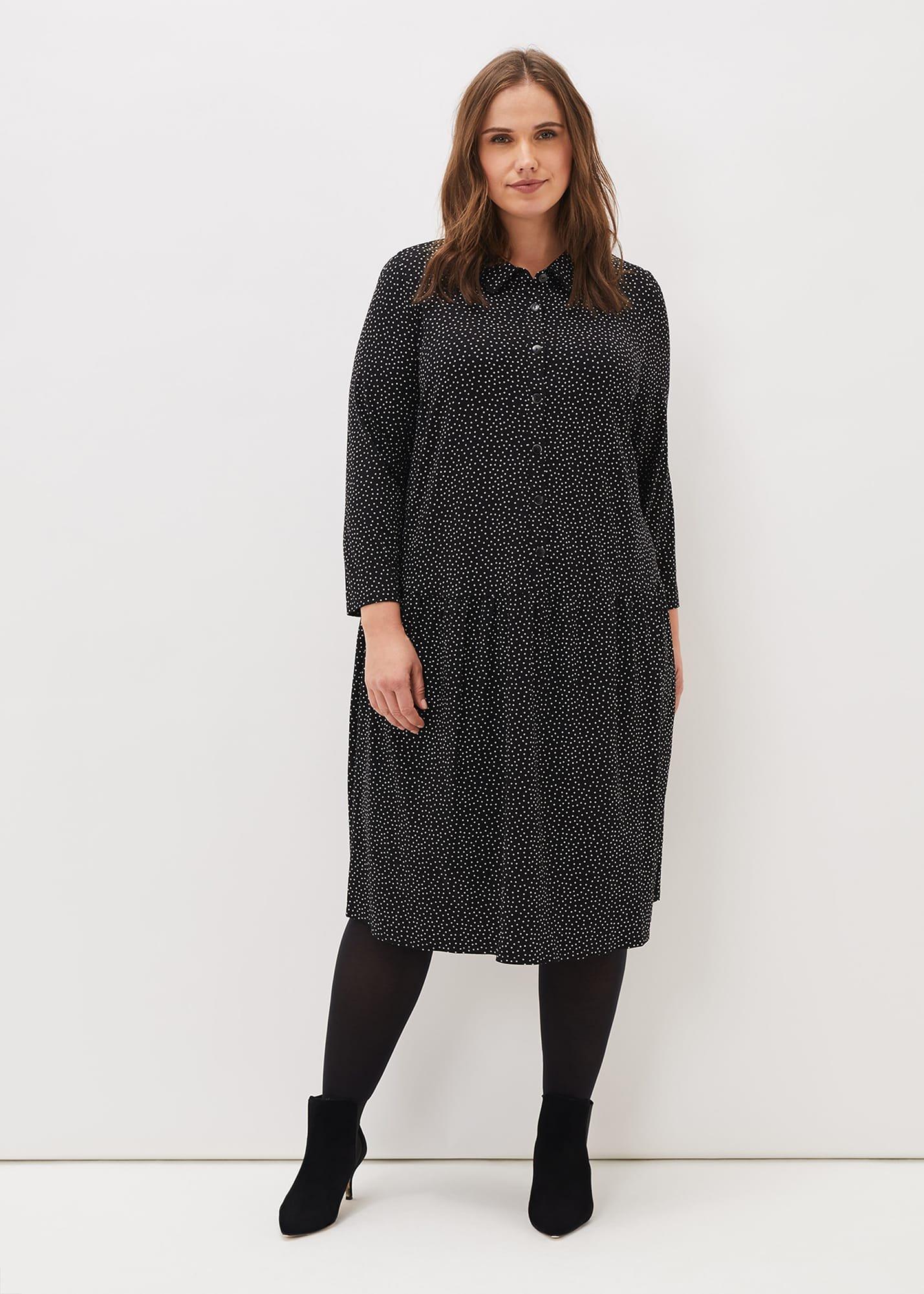 Mina Spot Jersey Dress