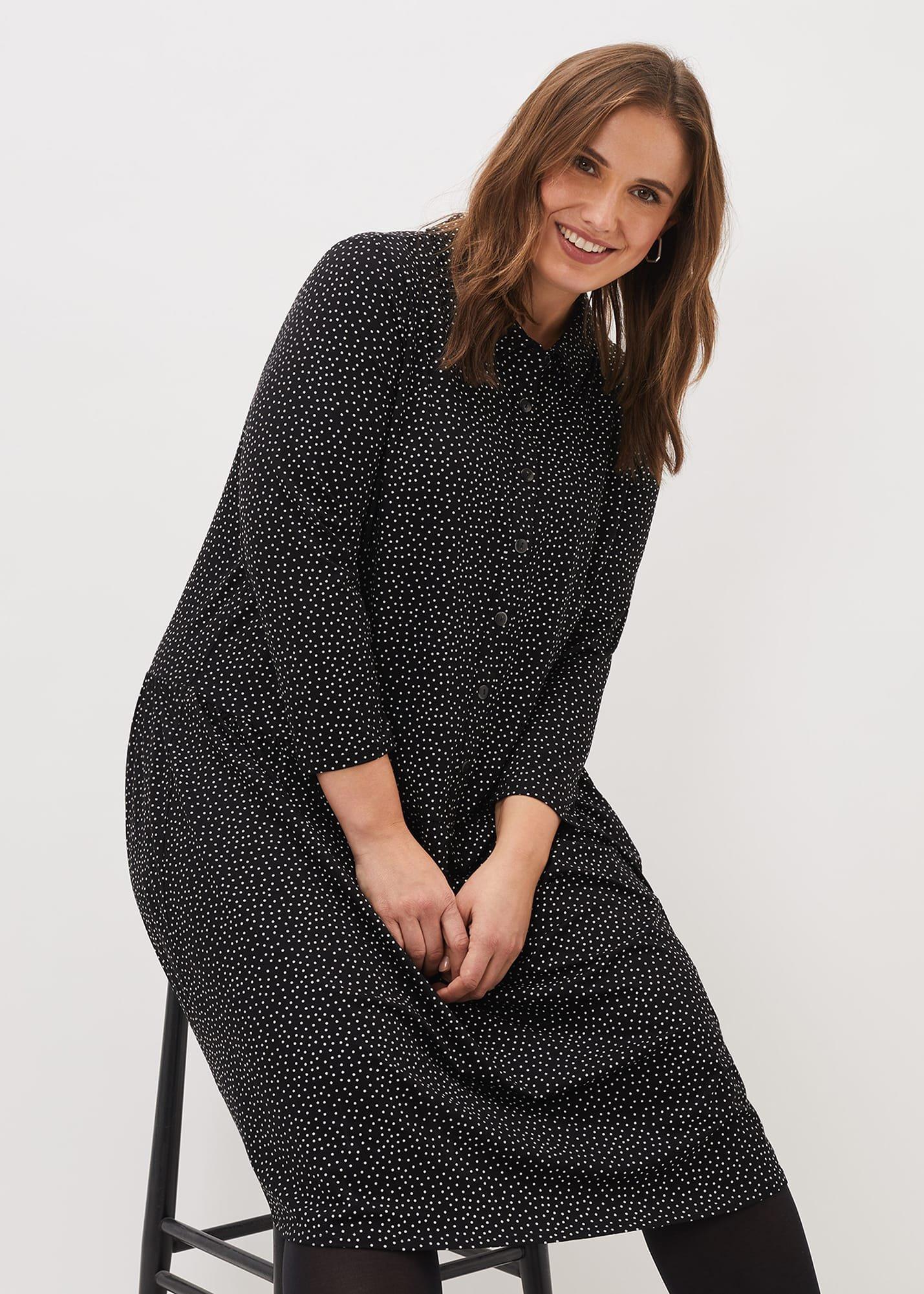Mina Spot Jersey Dress