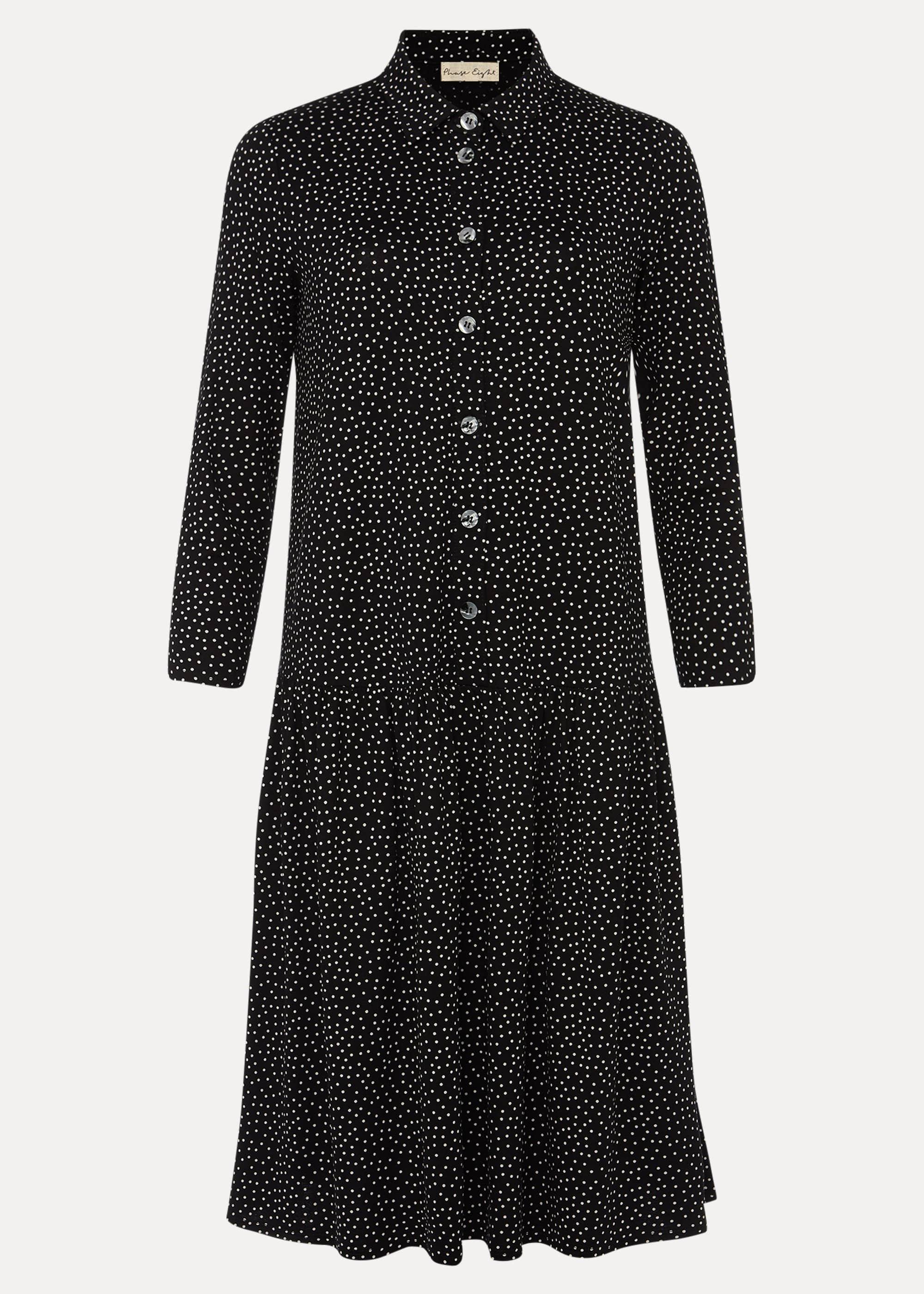 Mina Spot Jersey Dress