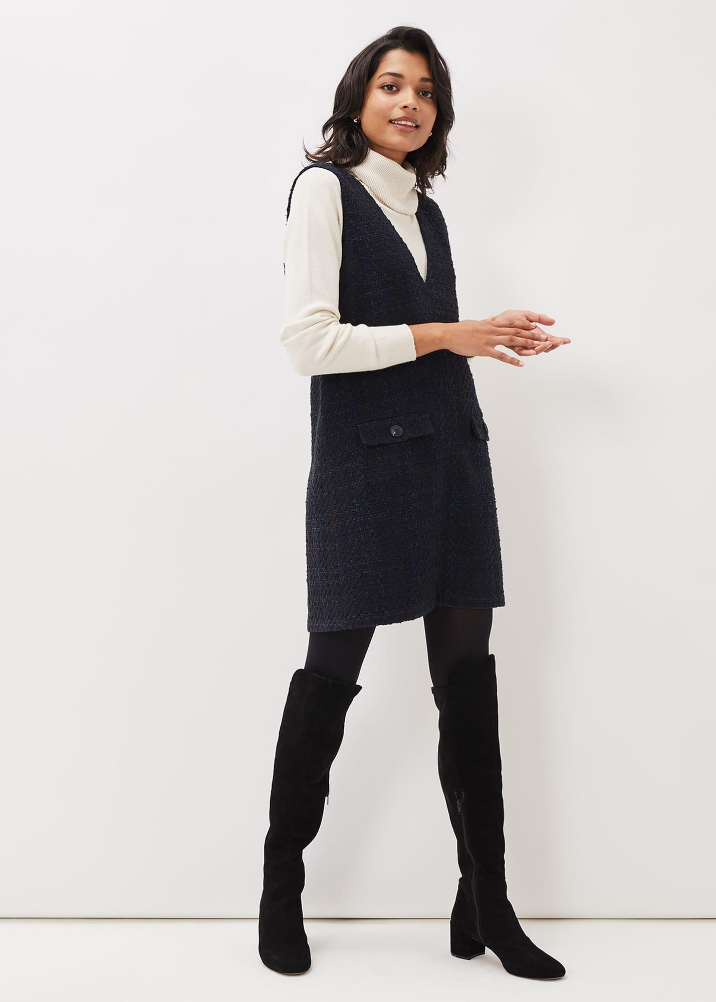 Niko Tweed Dress