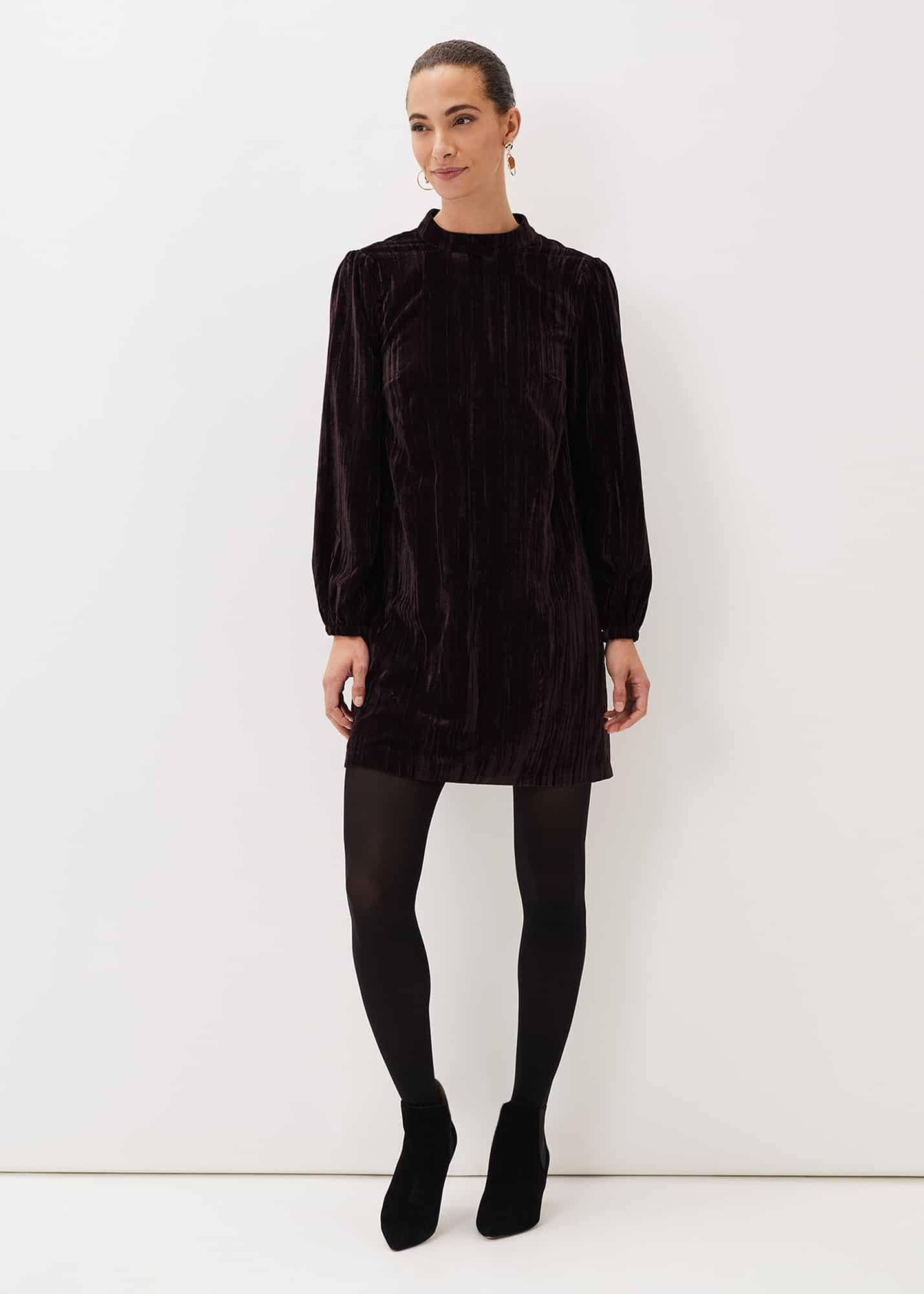 Jacinda Velvet Shift Dress