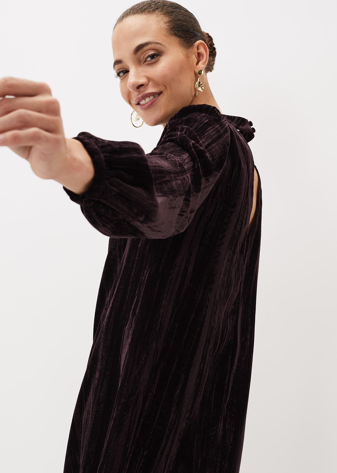 Jacinda Velvet Shift Dress