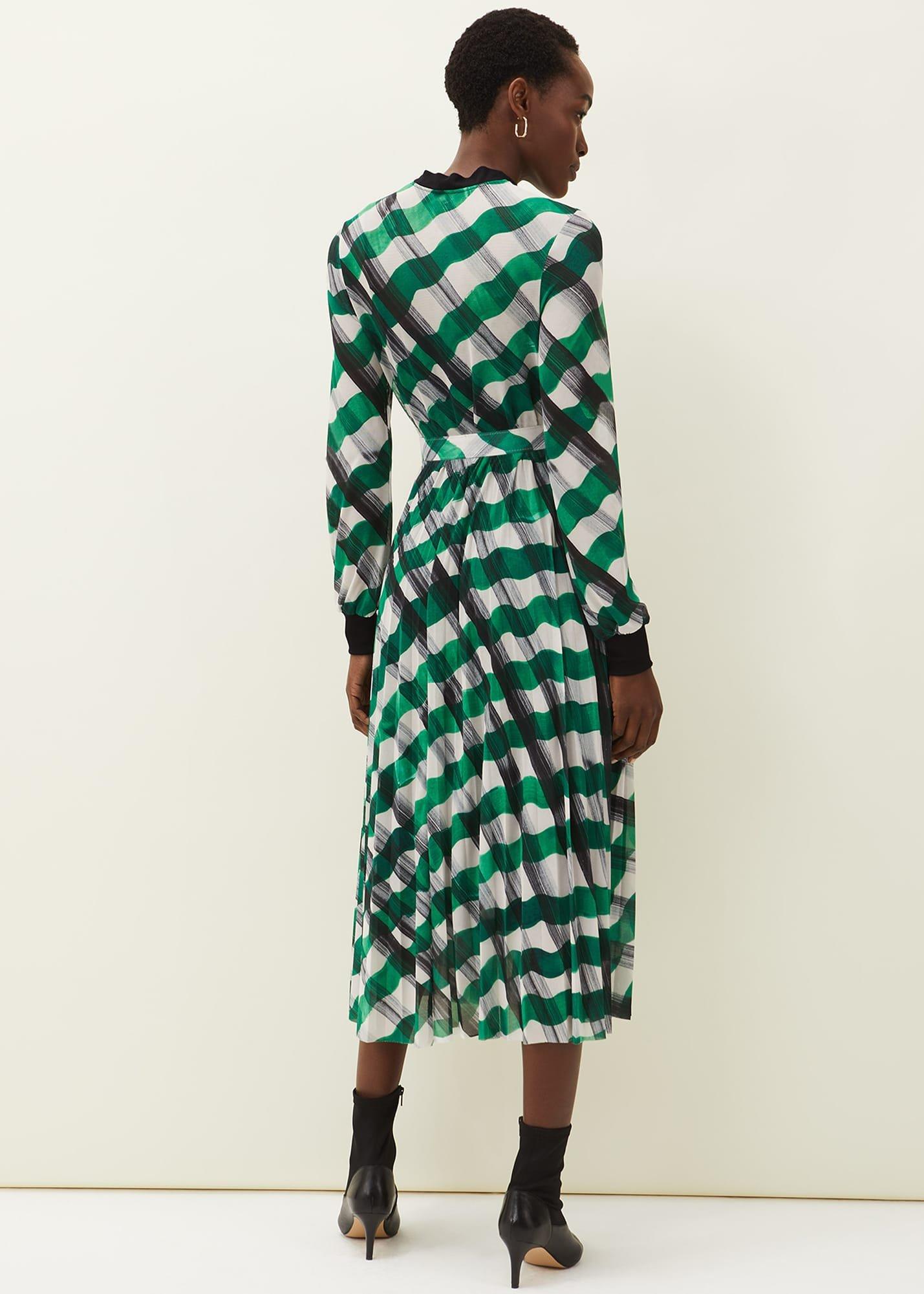 Tiffany Check Mesh Dress