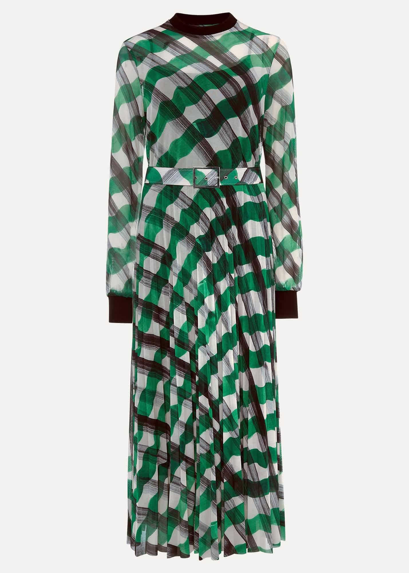 Tiffany Check Mesh Dress