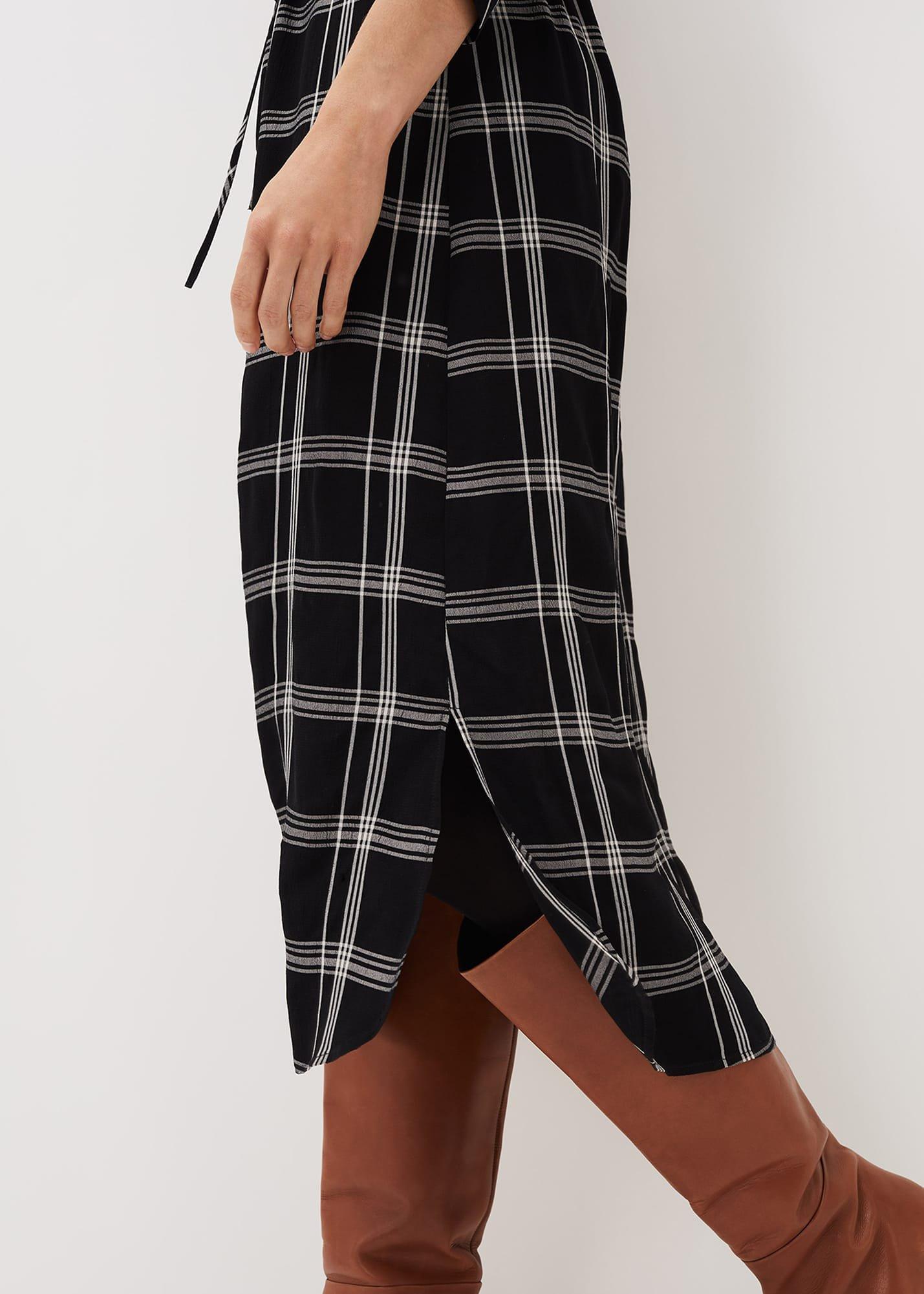Bernadette Check Midi Dress