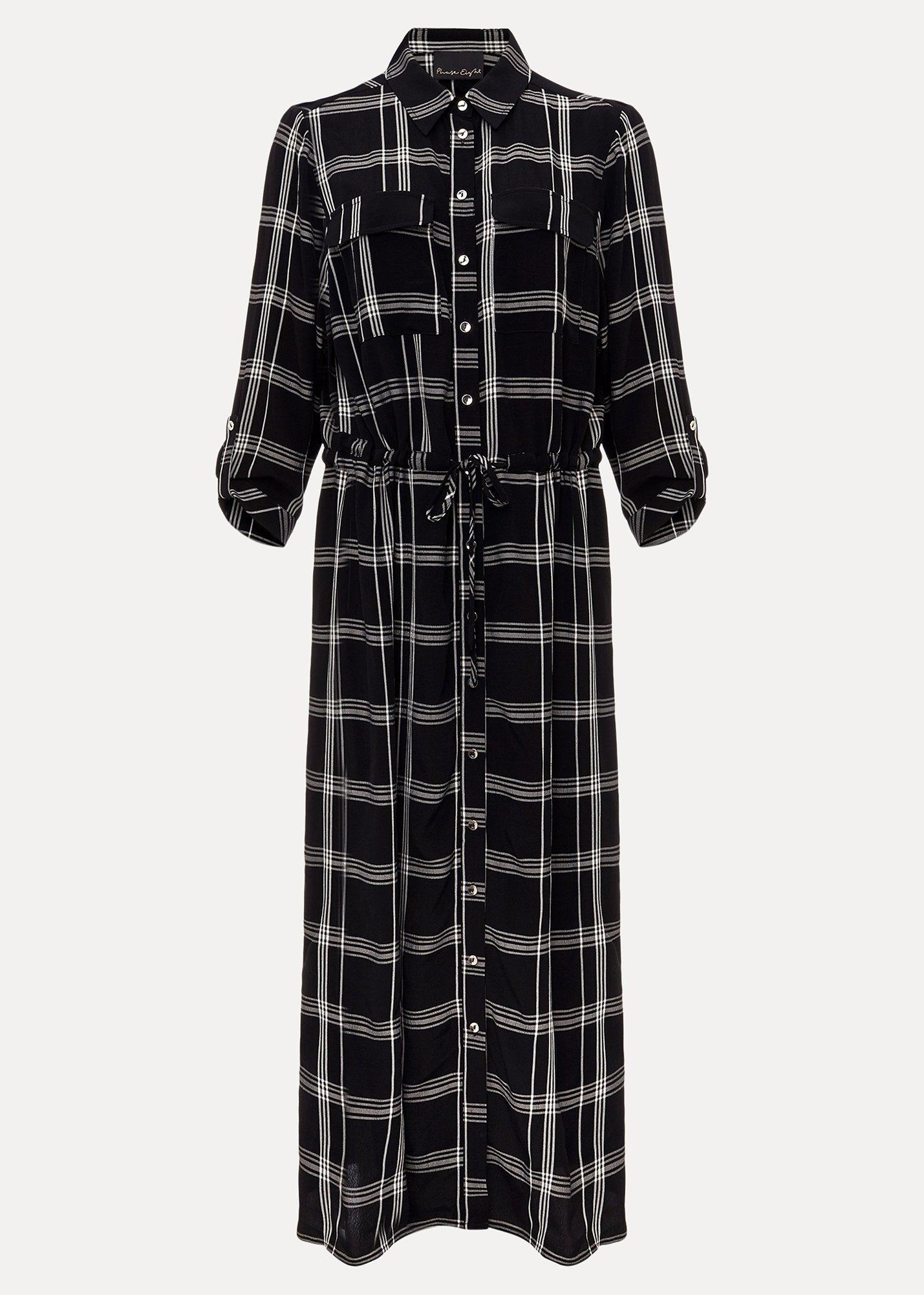 Bernadette Check Midi Dress