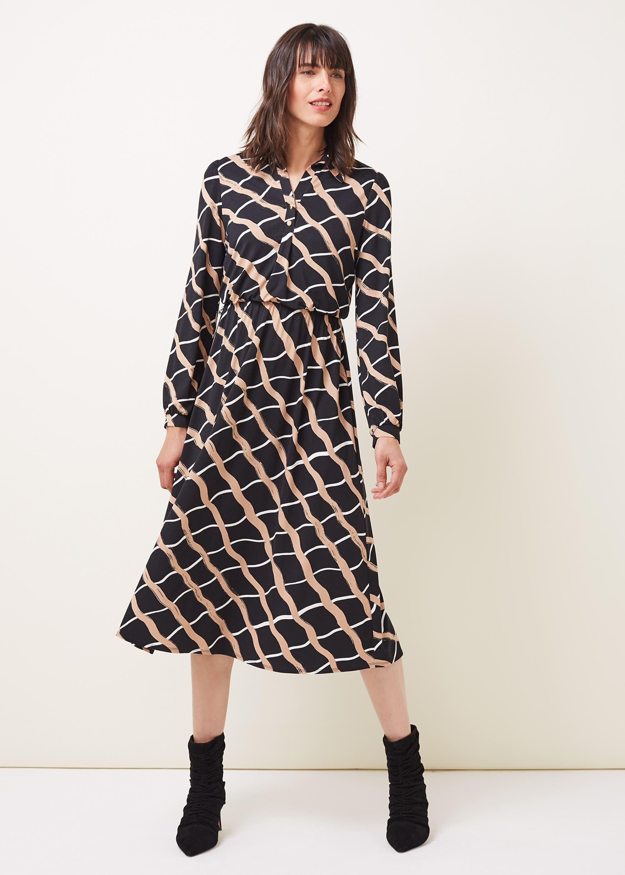 Loren Check Shirt Dress