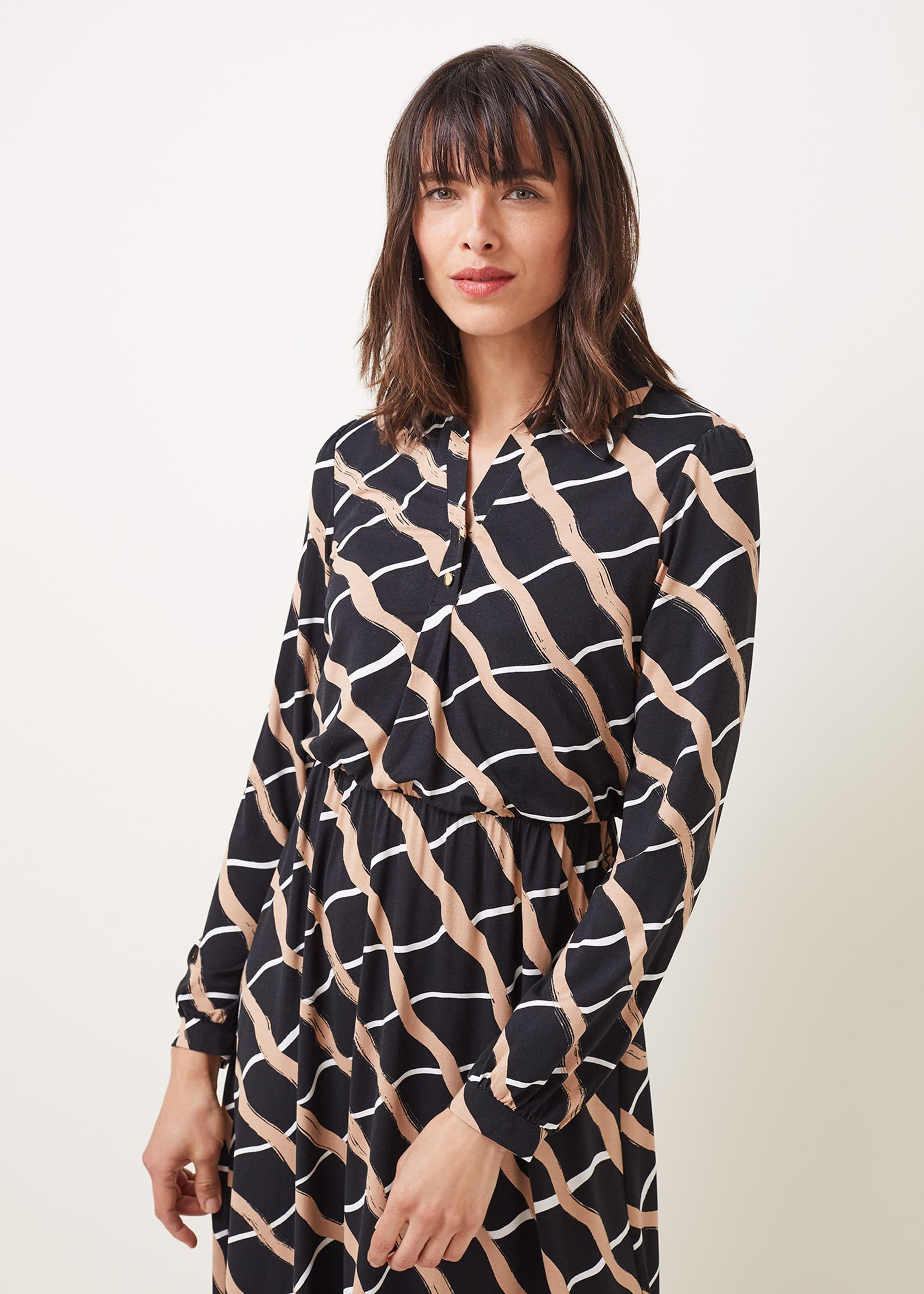 Loren Check Shirt Dress