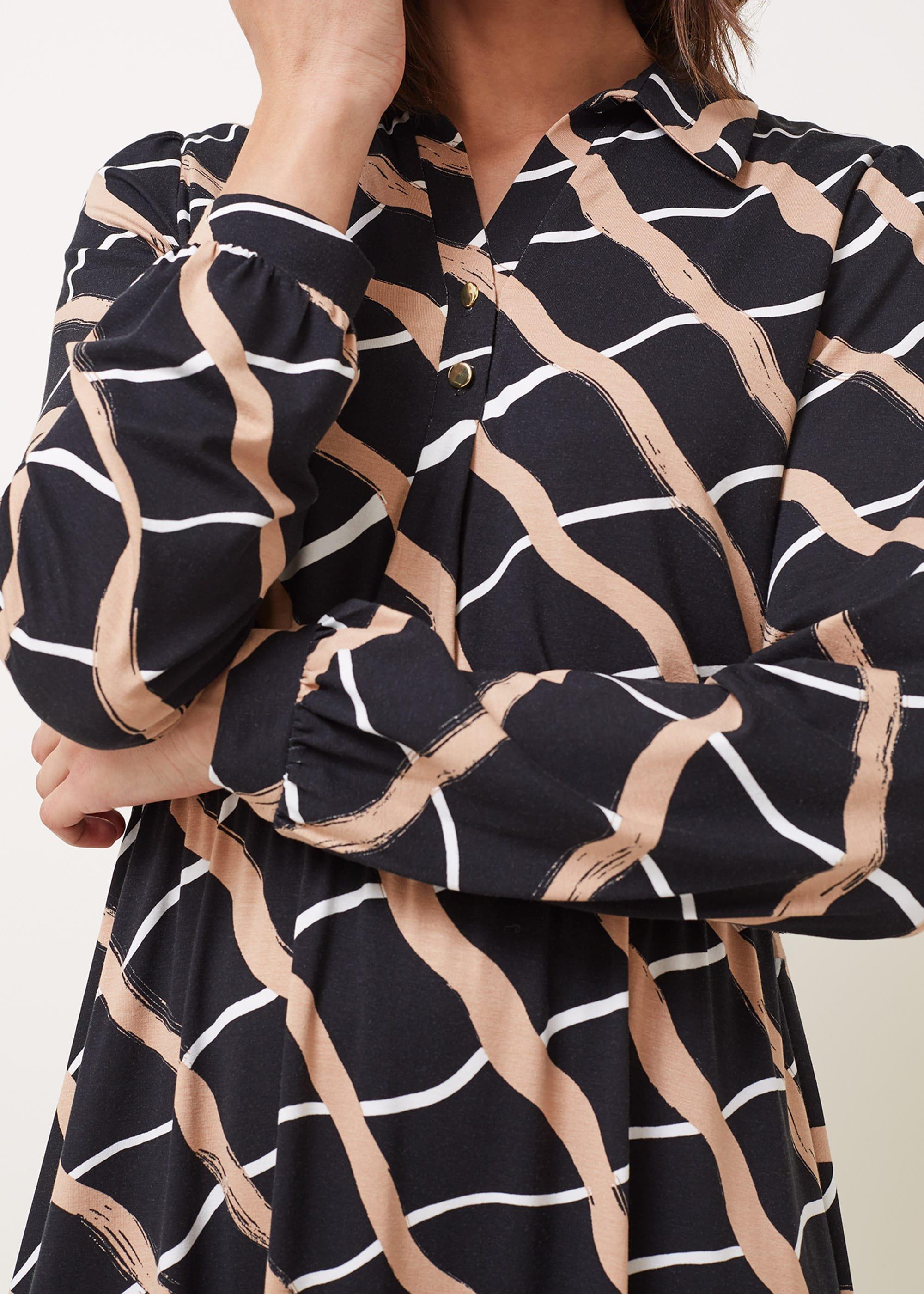 Loren Check Shirt Dress