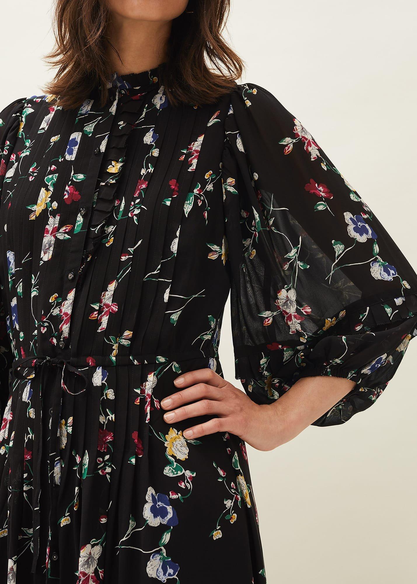 Imara Floral Print Midaxi Dress