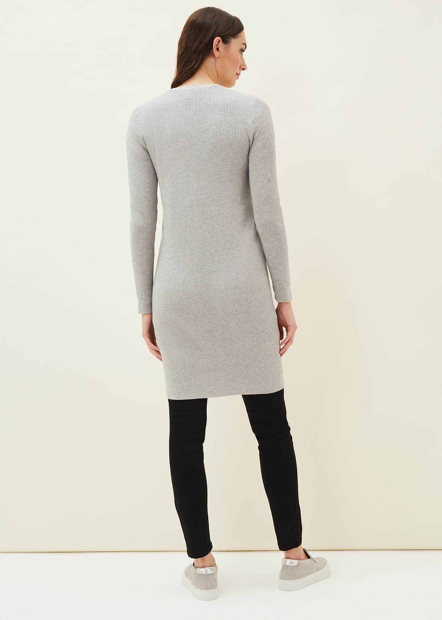 Milla Multiway Zip Ribbed Tunic Dress