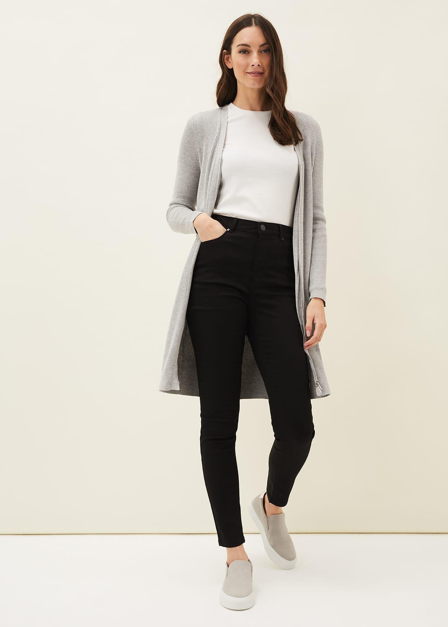 Milla Multiway Zip Ribbed Tunic Dress