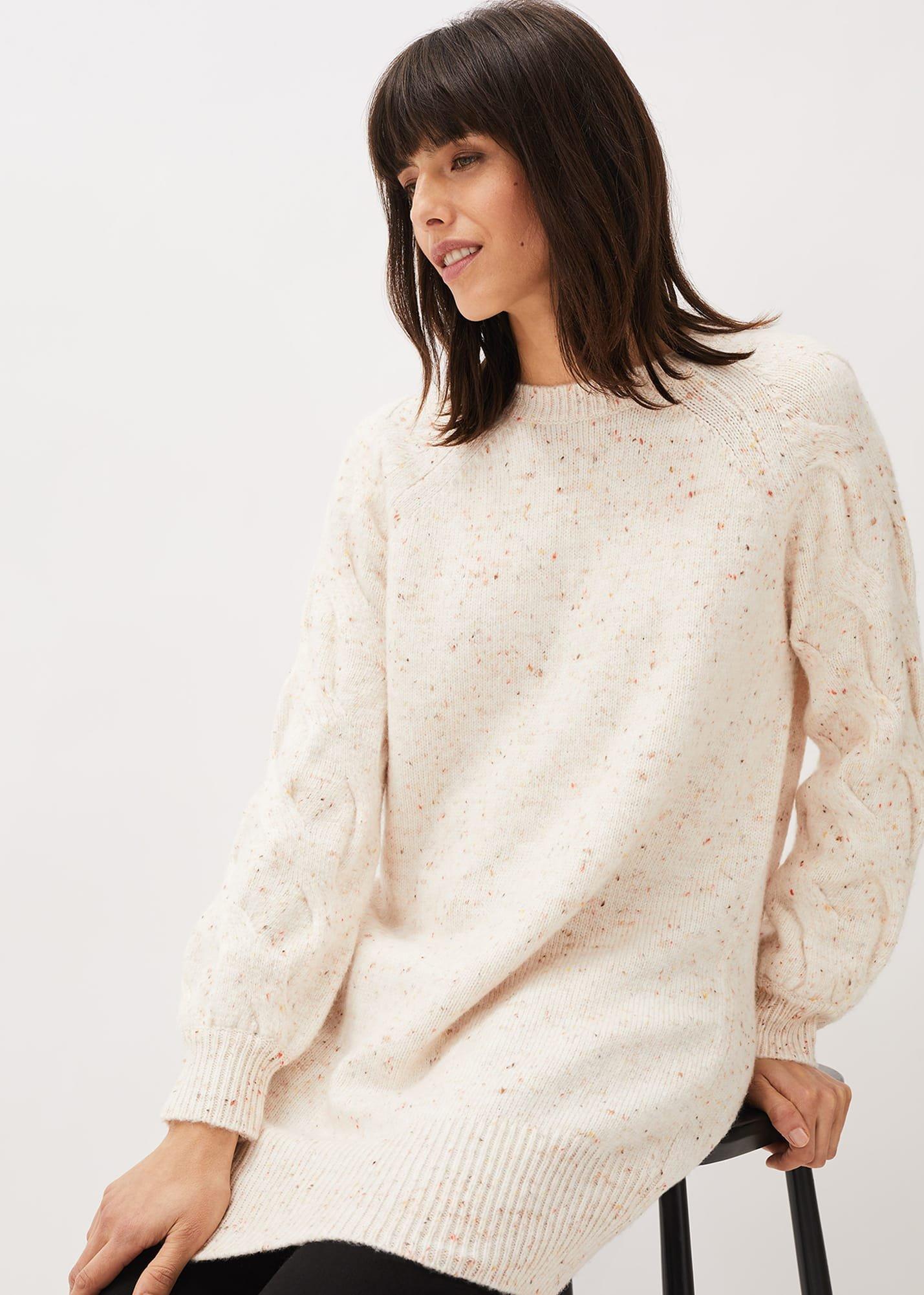 Rian Chunky Cowl Neck Jumper Dress