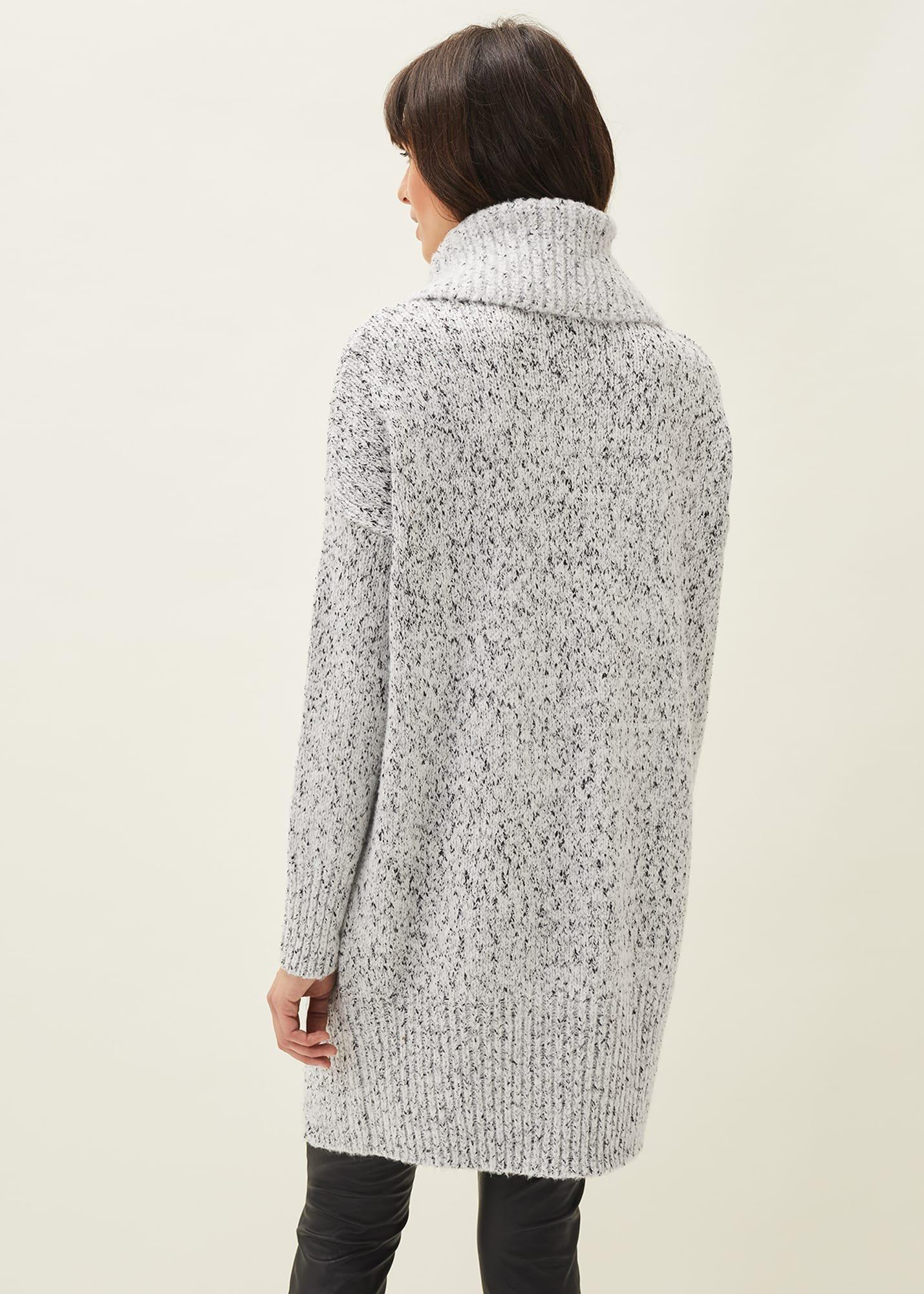Evia Fleck Knit Jumper Dress