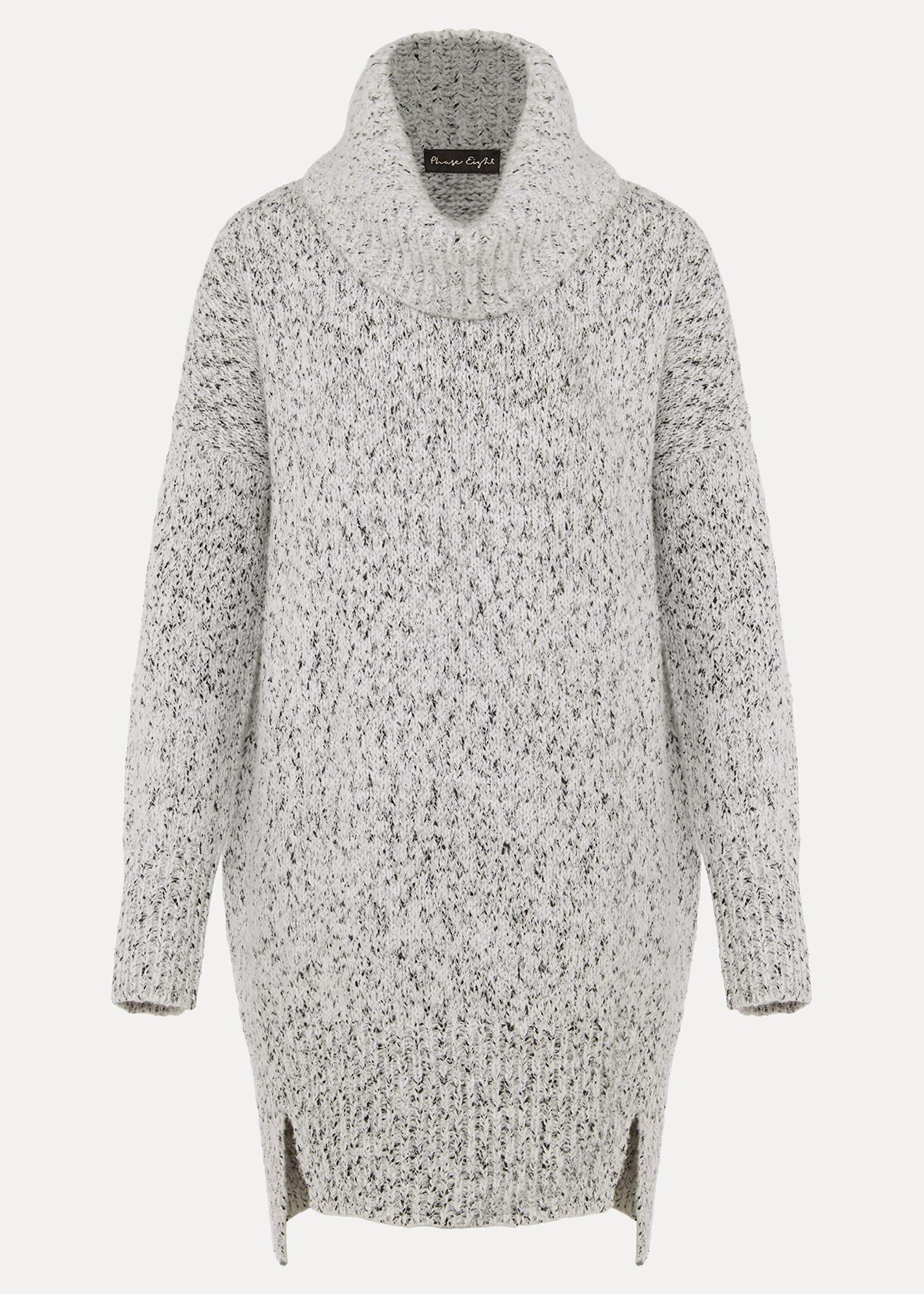 Evia Fleck Knit Jumper Dress