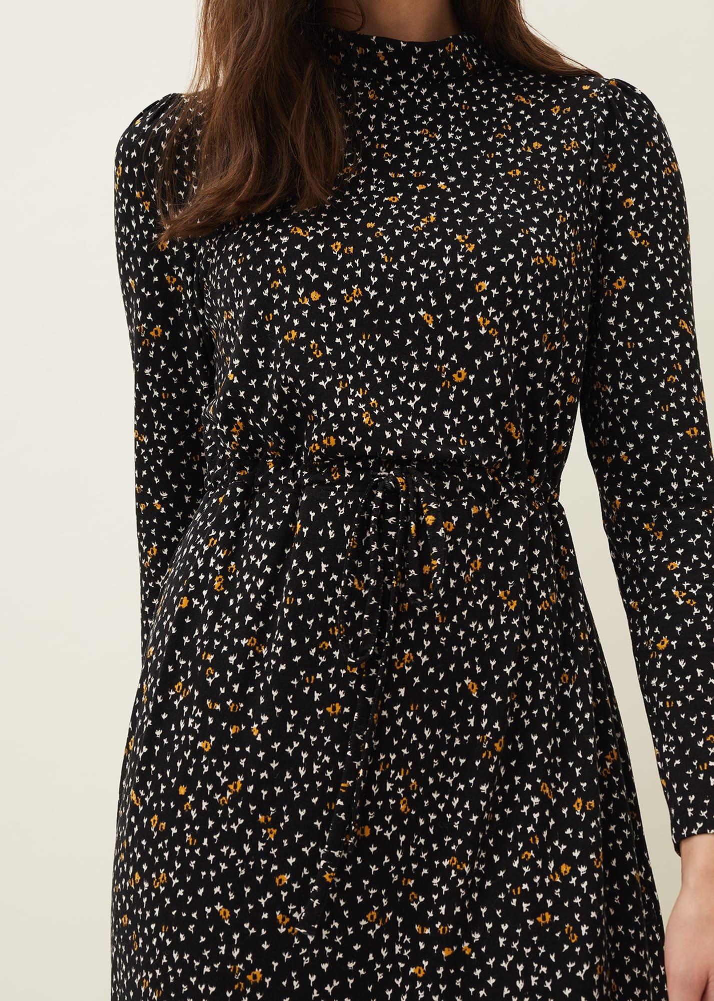Sallie Ditsy Floral Jersey Dress