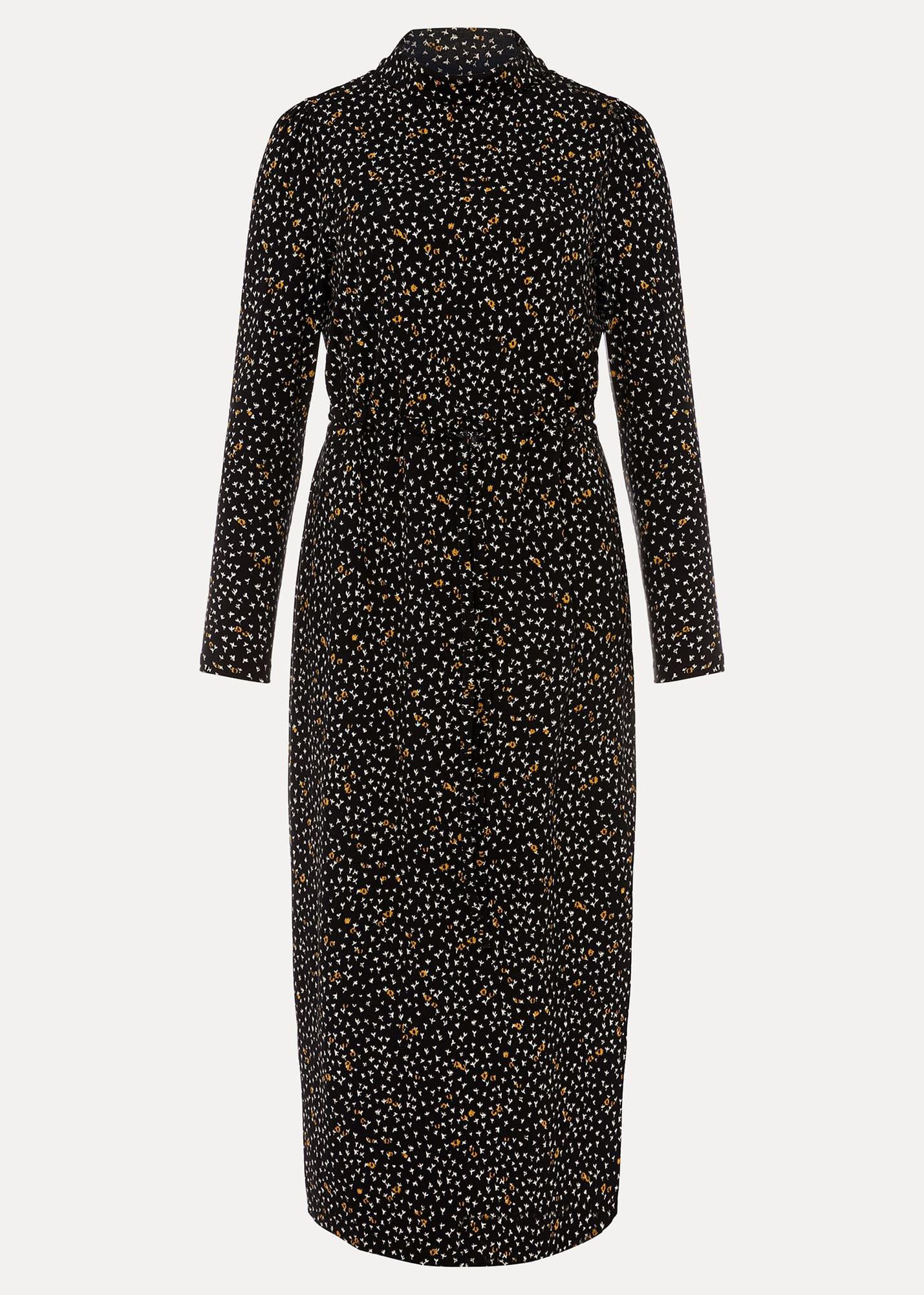 Sallie Ditsy Floral Jersey Dress