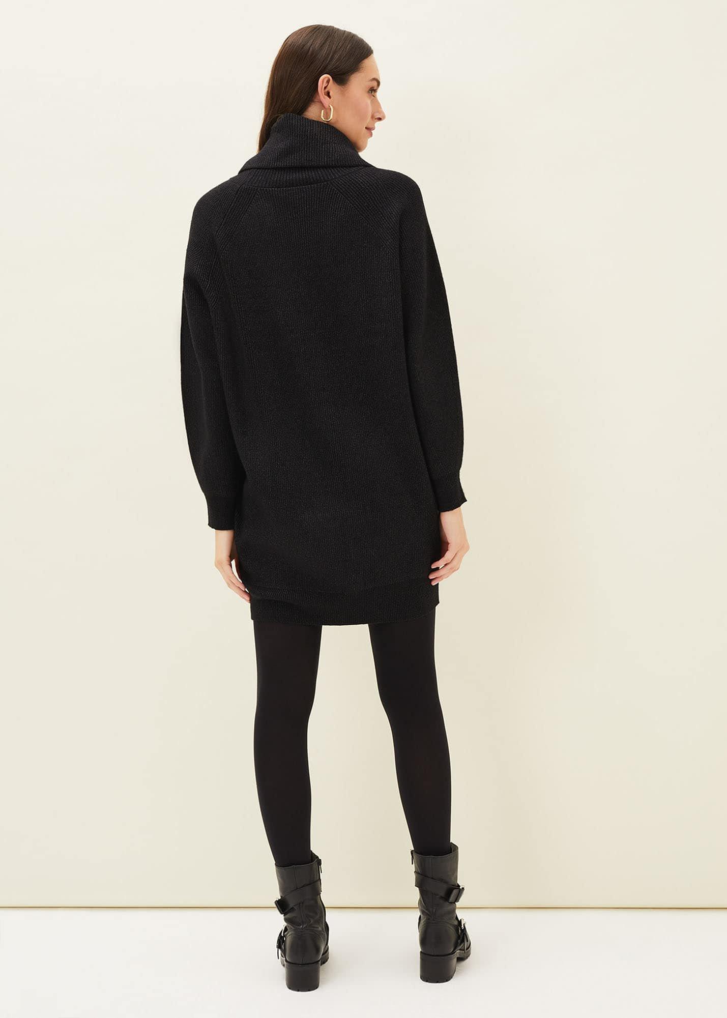 Nisha Roll Neck Jumper Dress
