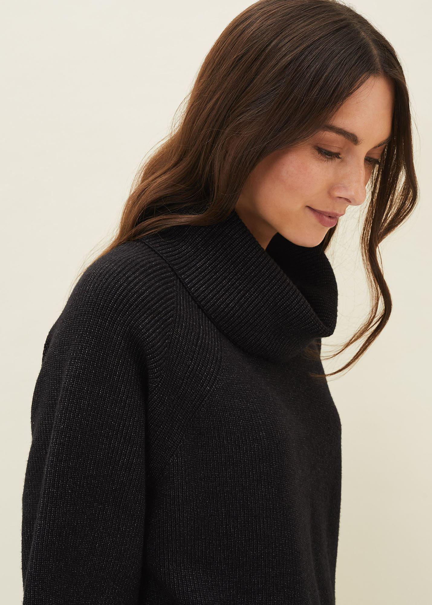 Nisha Roll Neck Jumper Dress