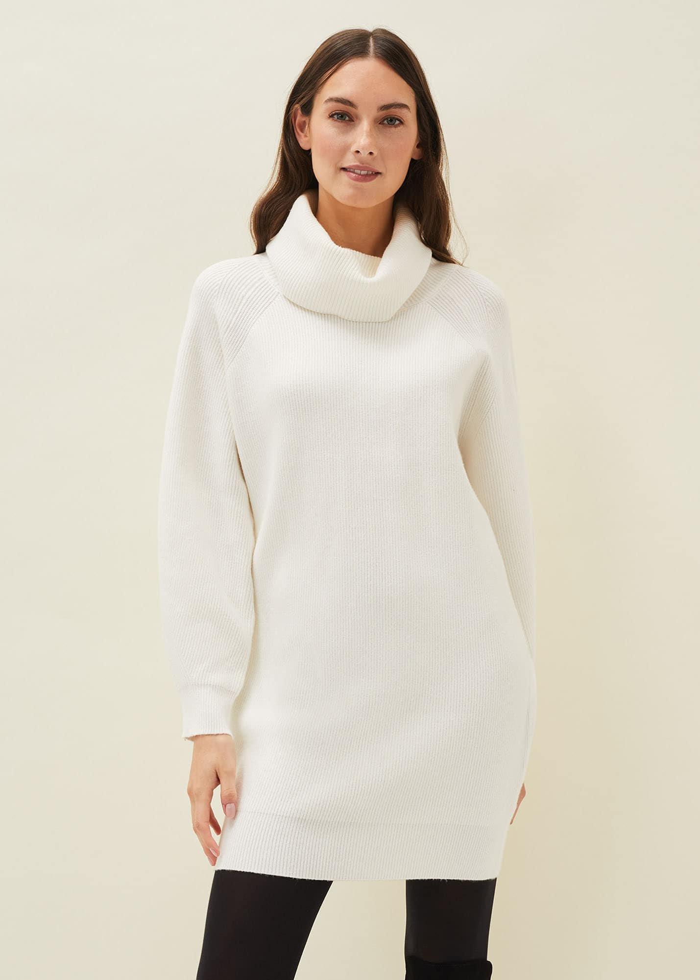 Nisha Roll Neck Jumper Dress