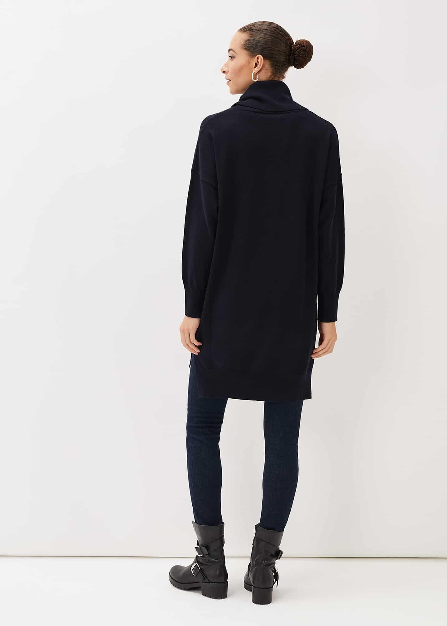 Cecilia Cowl Neck Jumper Dress