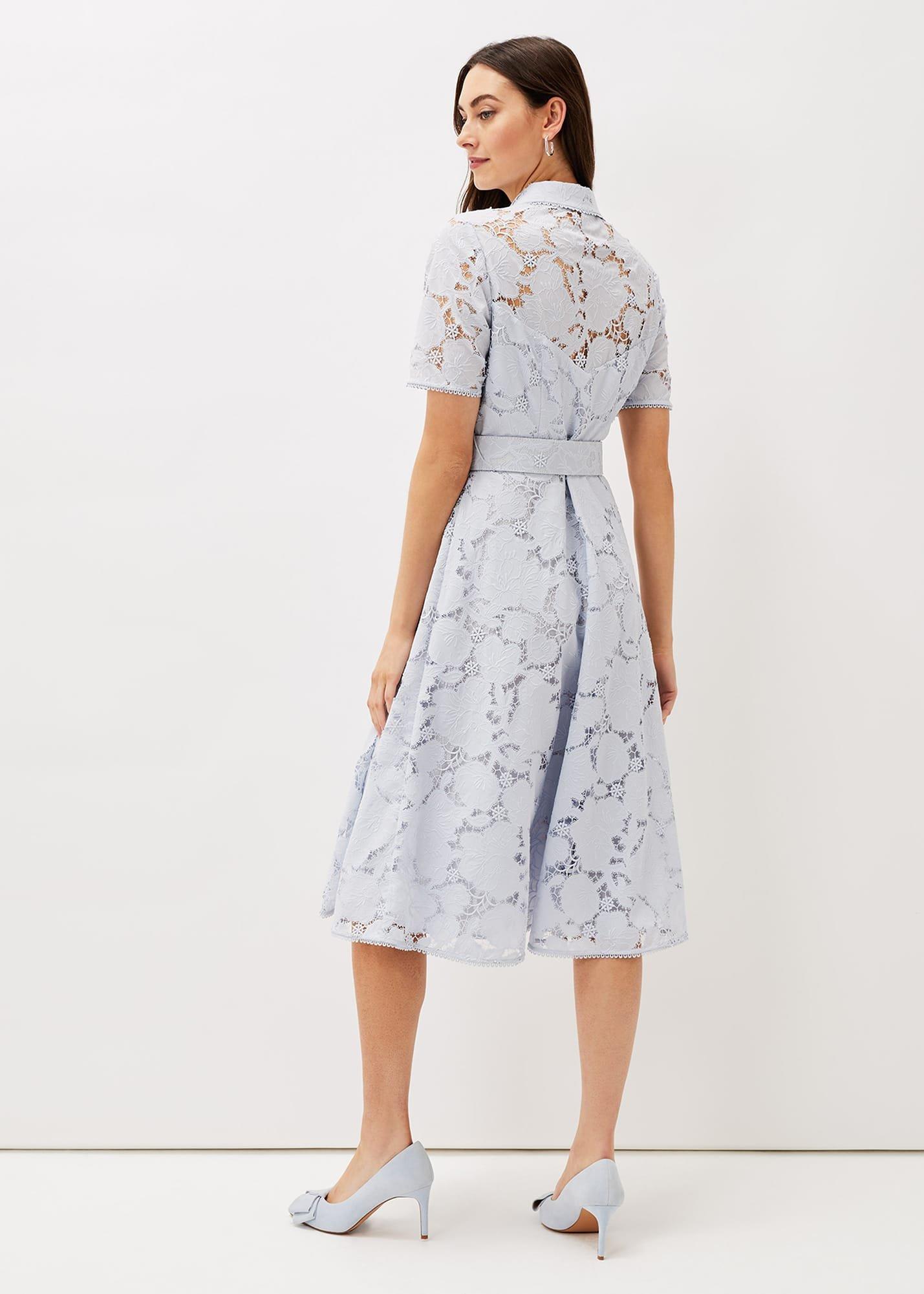 Jaynie Lace Shirt Dress