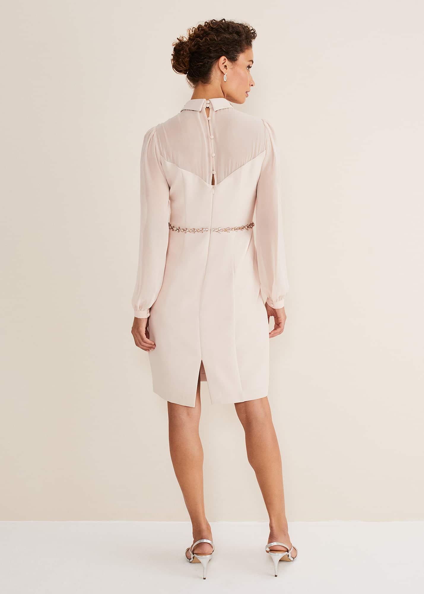 Avah Embellished Fitted Dress