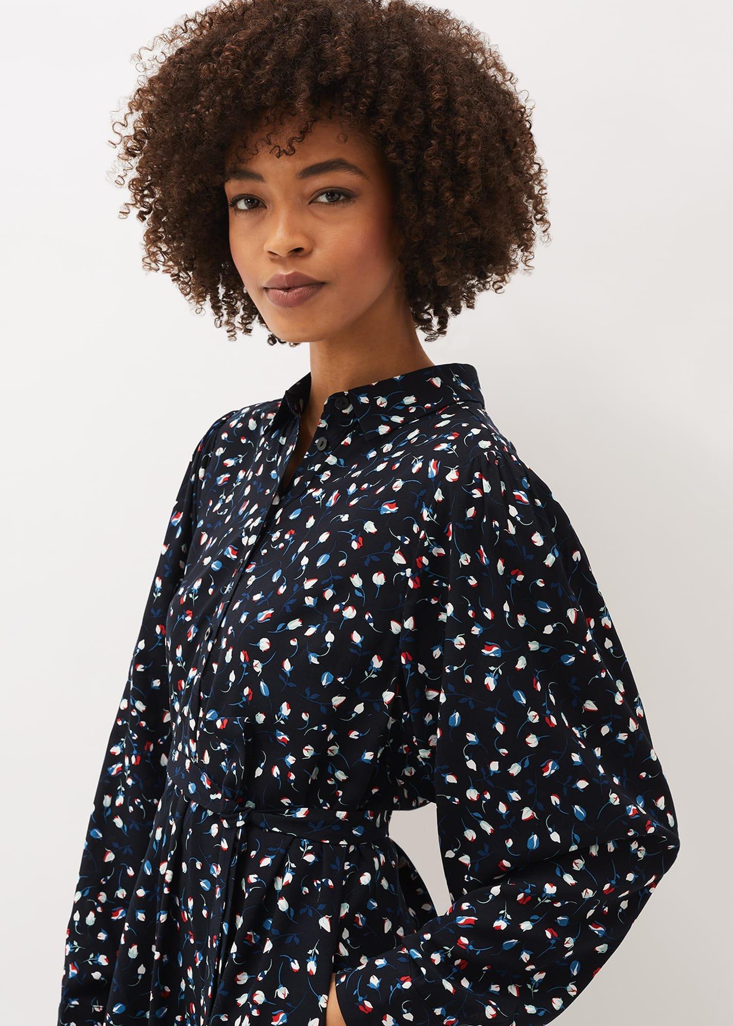 Alexandra Ditsy Print Shirt Dress