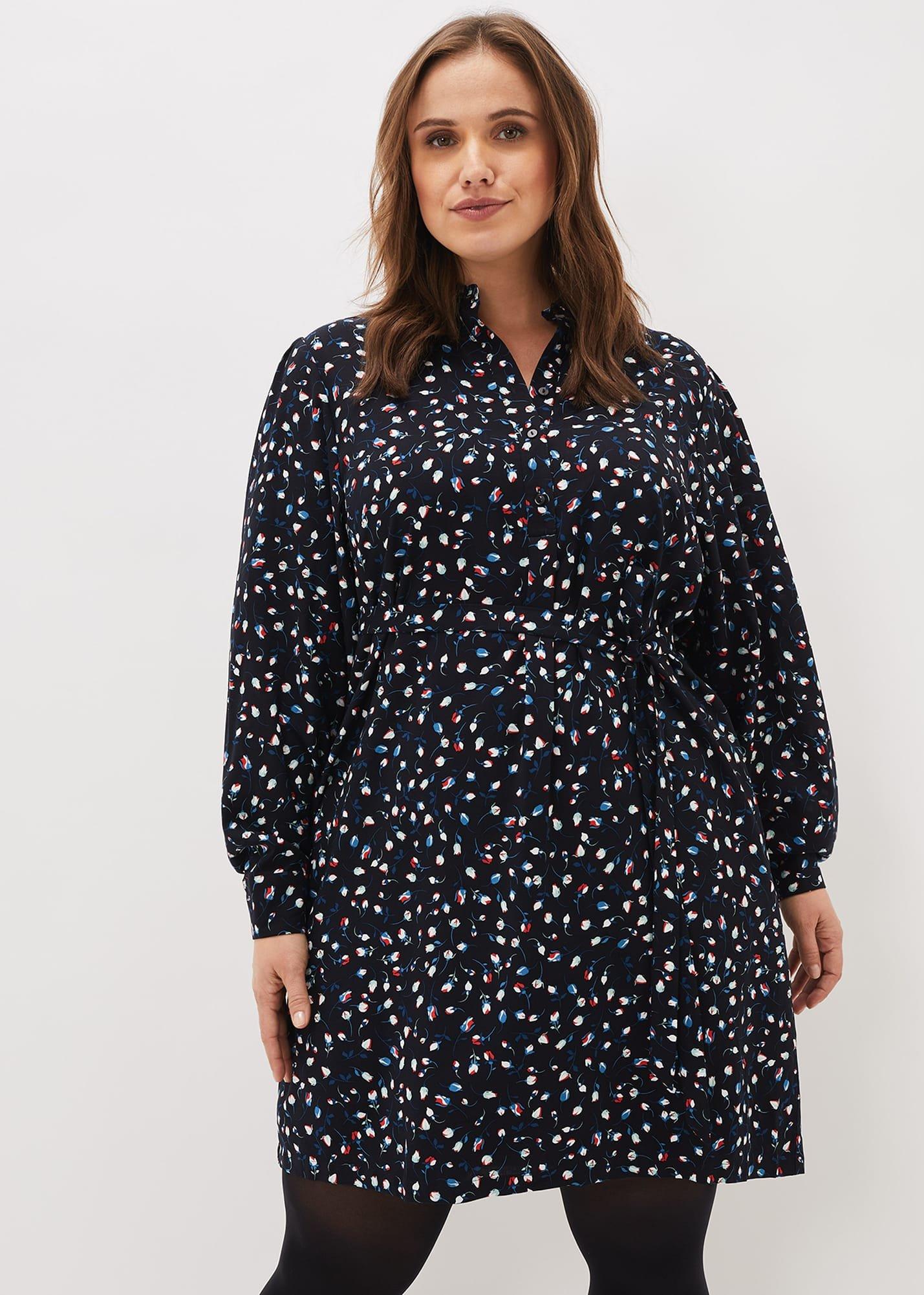 Alexandra Ditsy Print Shirt Dress