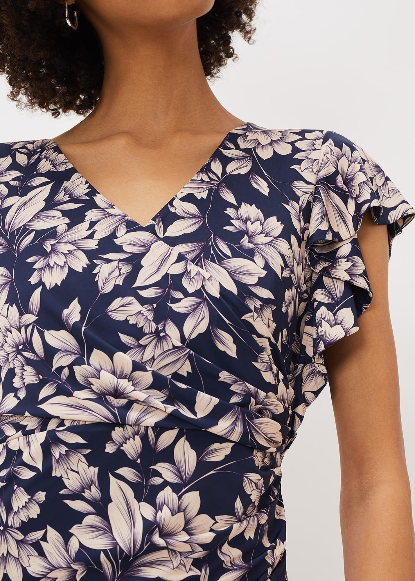 Zendaya Floral Jersey Dress