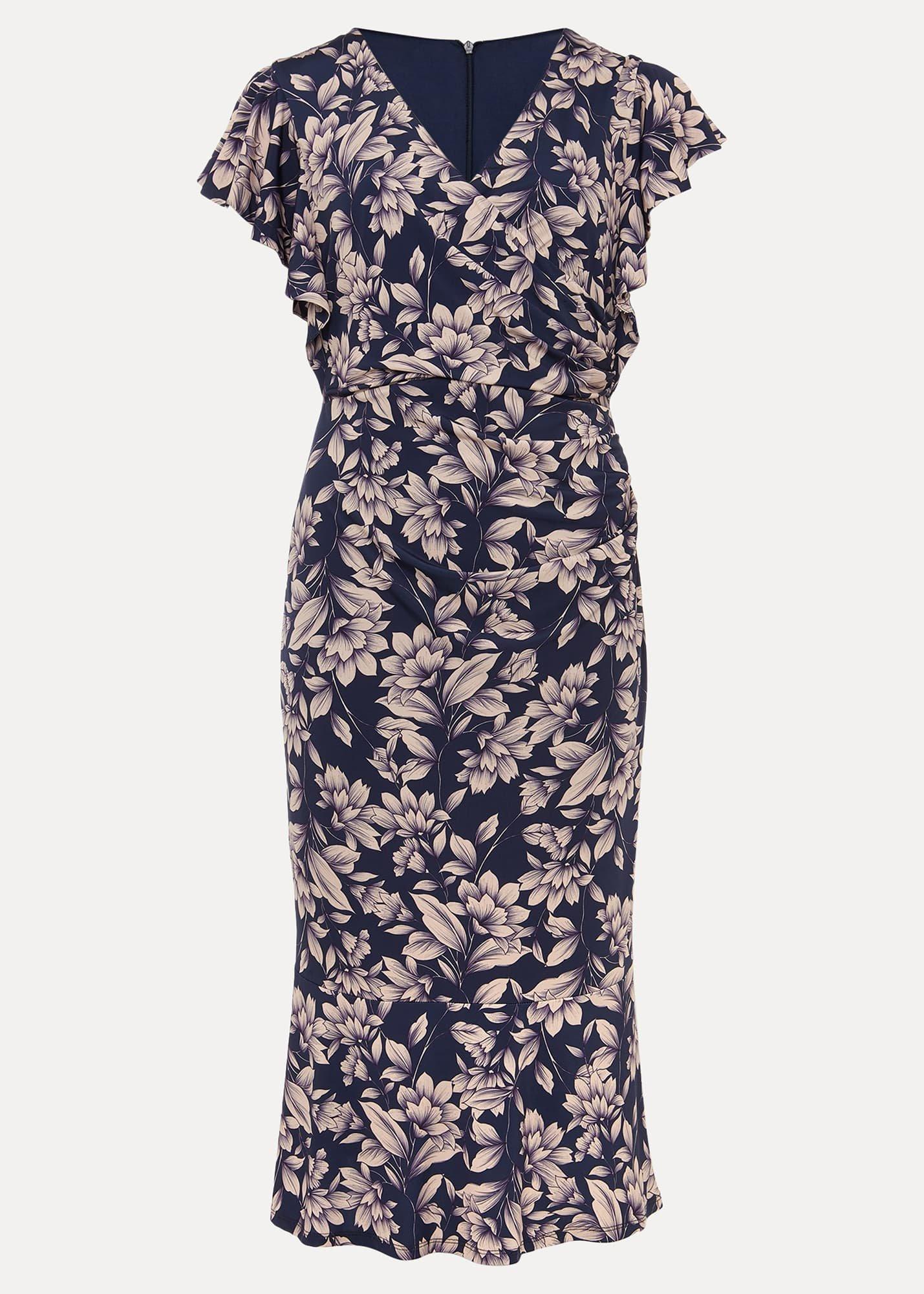 Zendaya Floral Jersey Dress