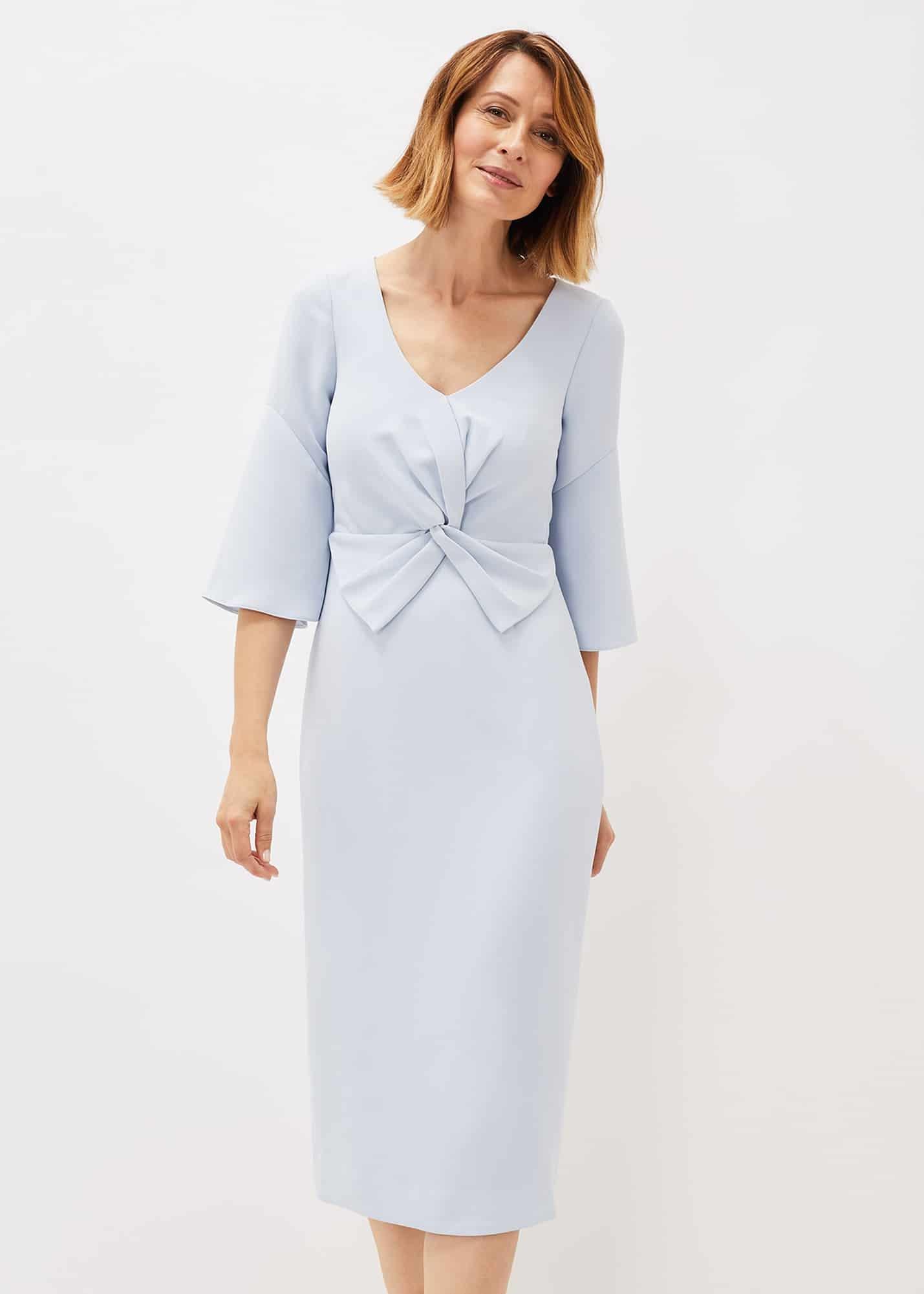 Layla Bow Detail Fitted Dress