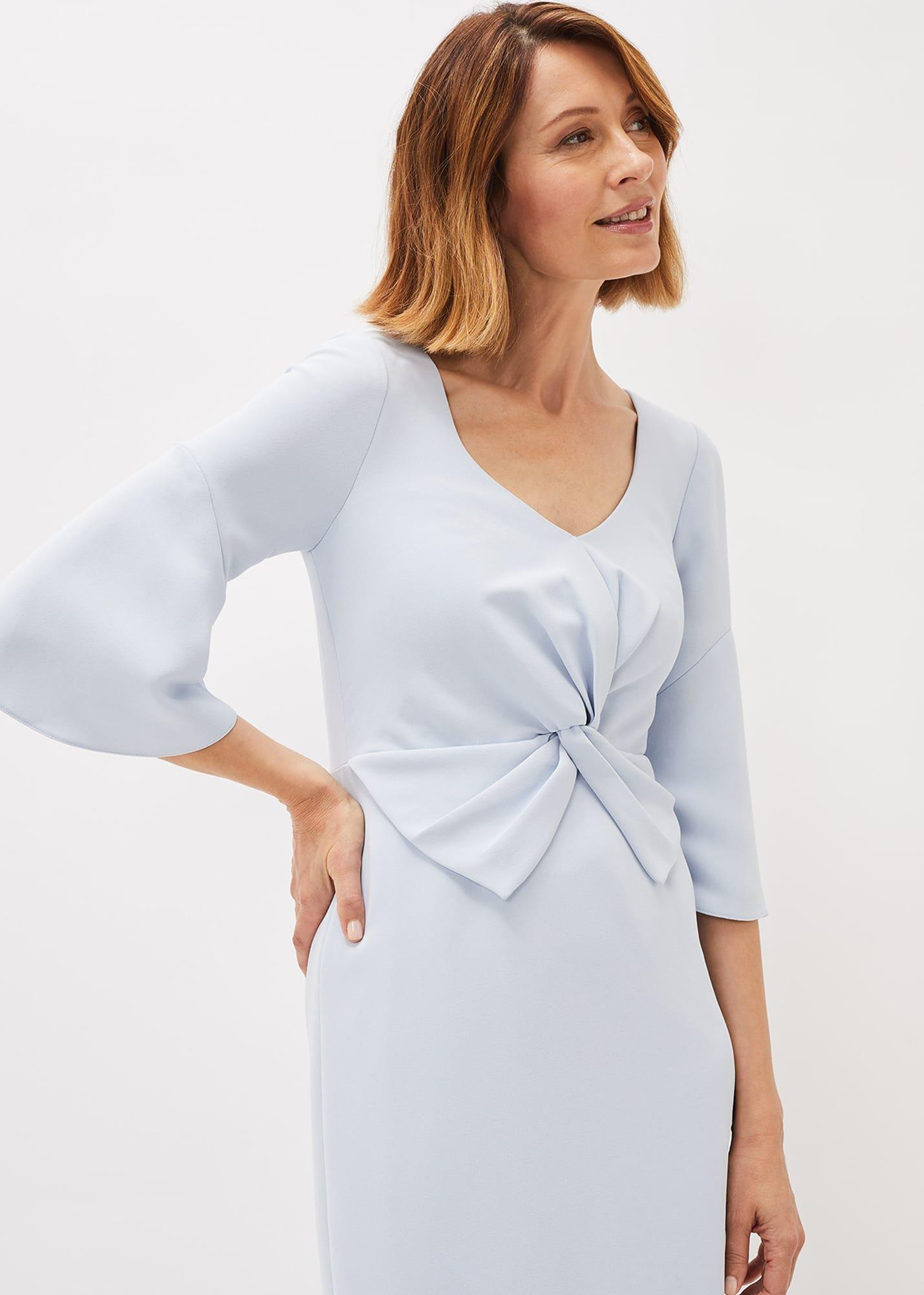 Layla Bow Detail Fitted Dress